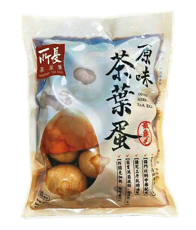 知名的所長茶葉蛋使用東成醬油滷製。(翻攝所長茶葉蛋官網)