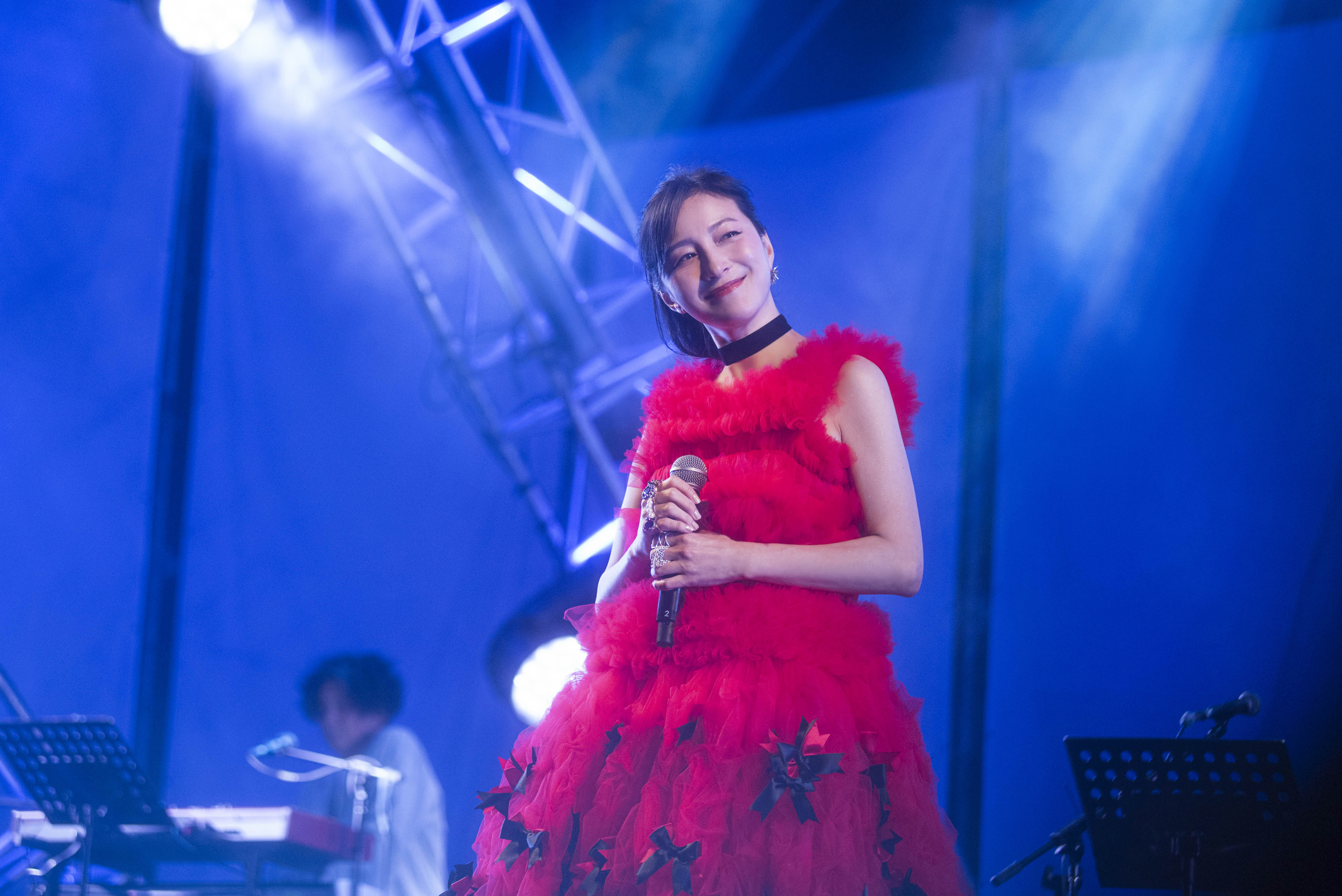 日本女星廣末涼子海外音樂祭首演獻給大港開唱。（出日音樂提供）