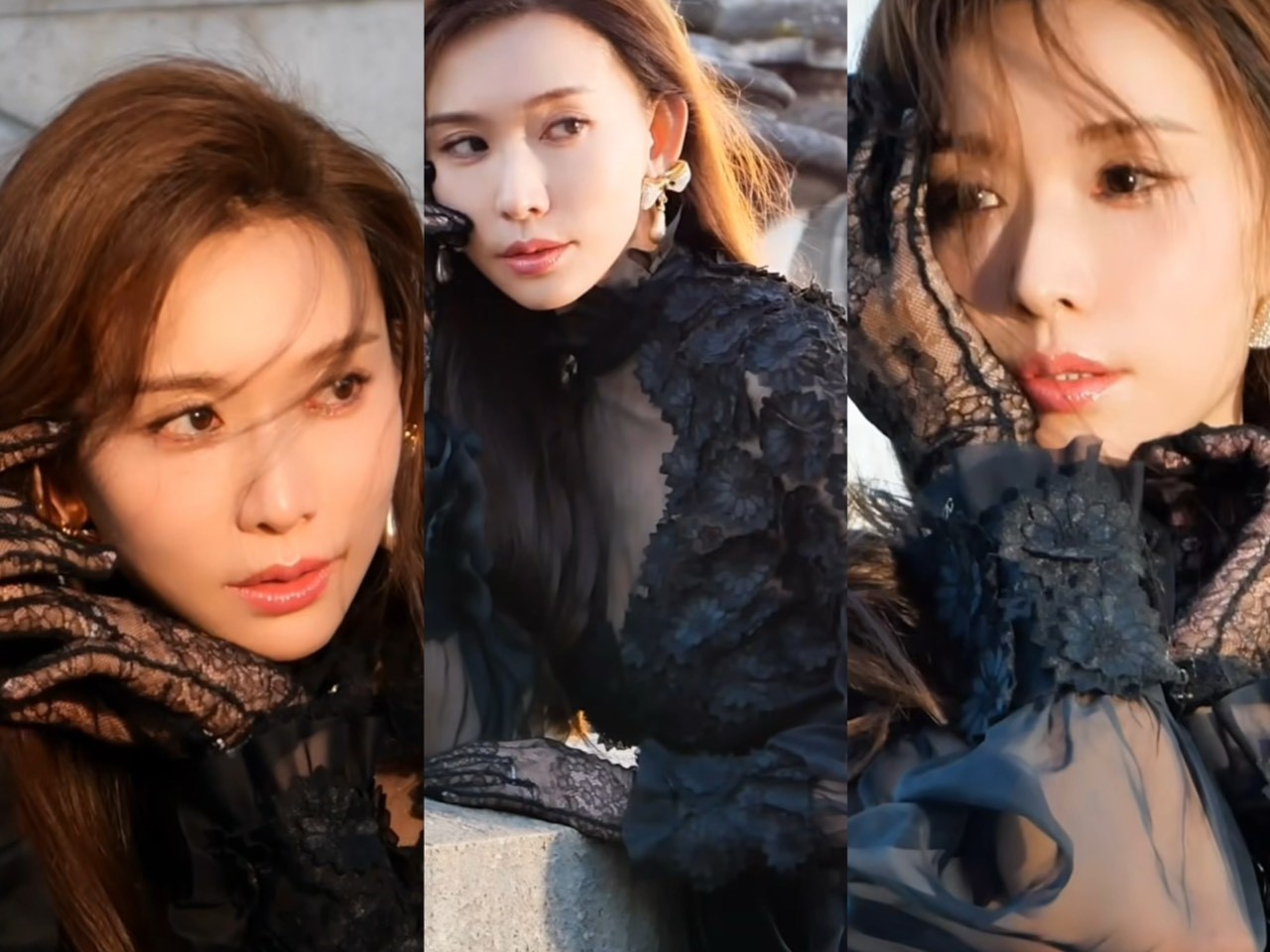 林志玲在巴黎時裝周的幕後花絮釋出，展現她令人稱奇的美貌。（翻攝自林志玲IG）