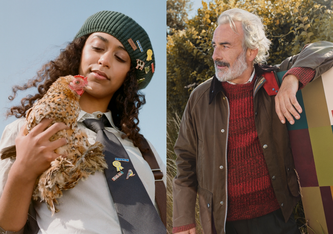 Paul Smith Loves Barbour是兩大品牌推出的全新聯名系列。（藍鐘提供）