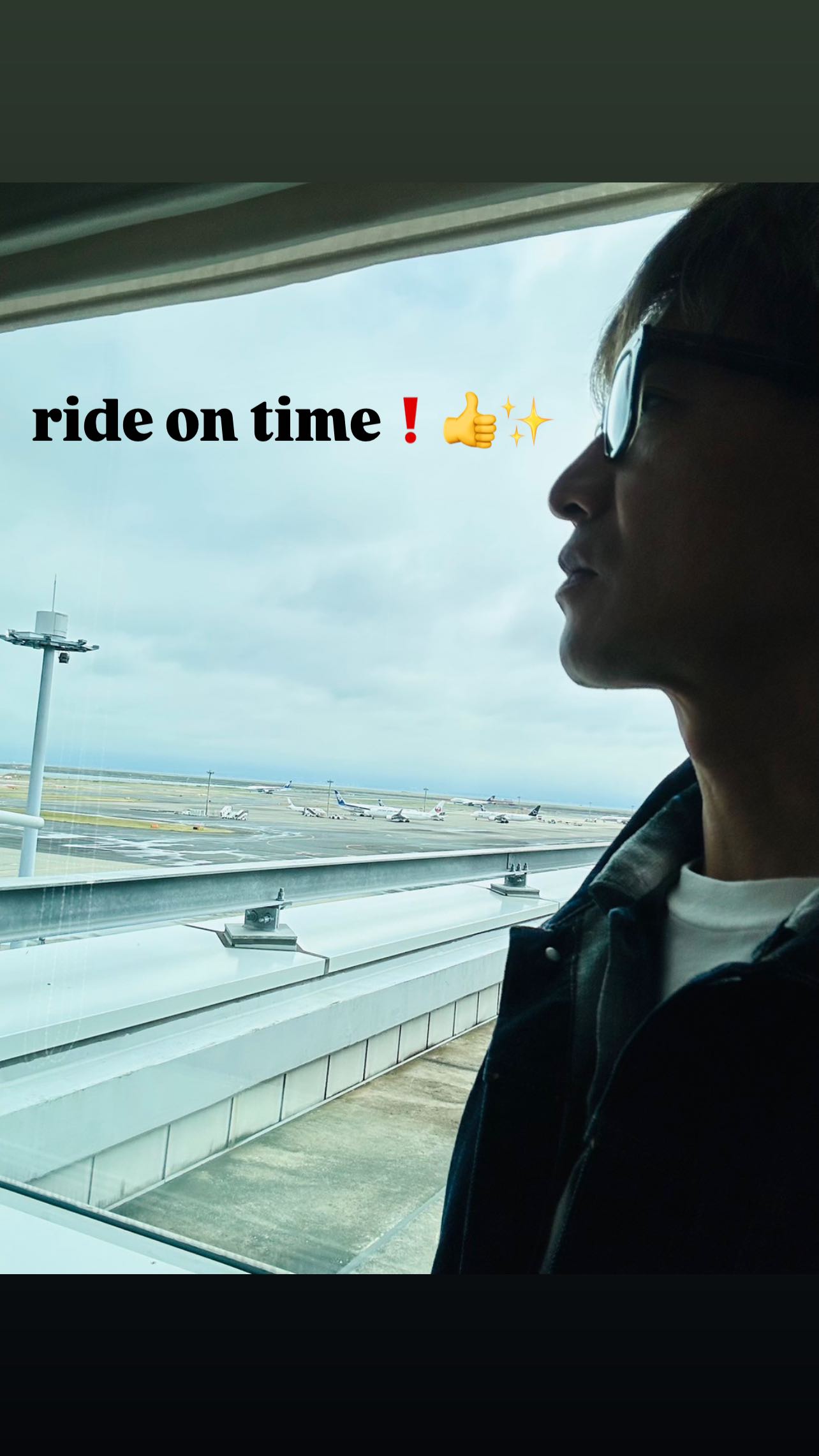 木村拓哉從日本出發就發出多則限動預告。（截圖自木村拓哉INS）