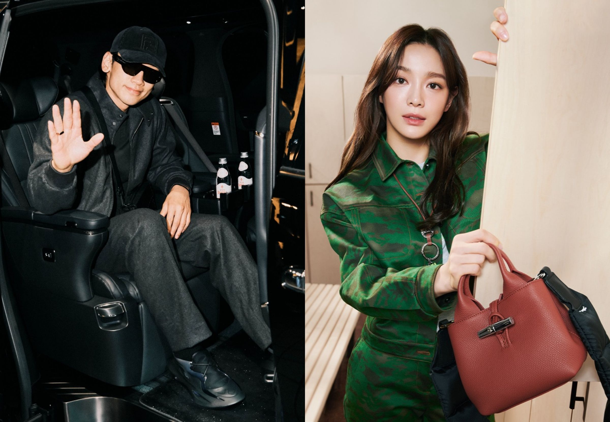 (左起)RAIN、金世正都將在台灣出席時尚活動。(合成照片)