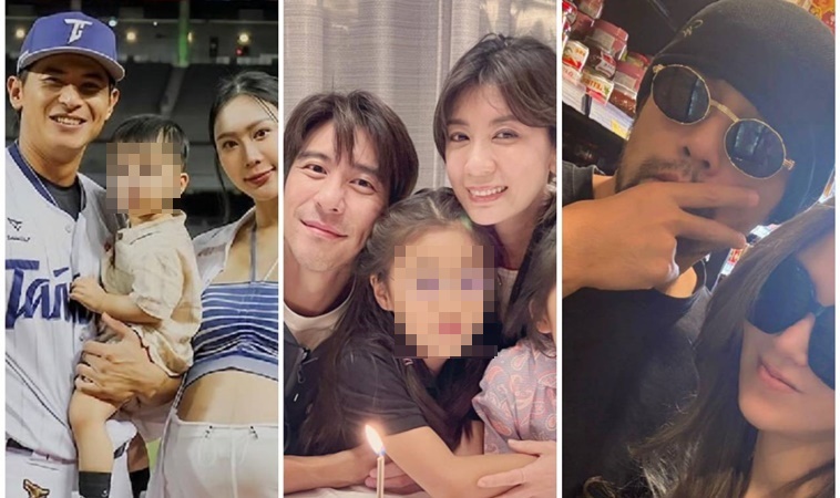 陳傑憲和太太綺綺（圖左）獲《嬰兒與母親》雜誌舉辦「2025十大甜蜜夫妻」冠軍。（照片翻攝自陳傑憲、賈靜雯、昆凌FB）