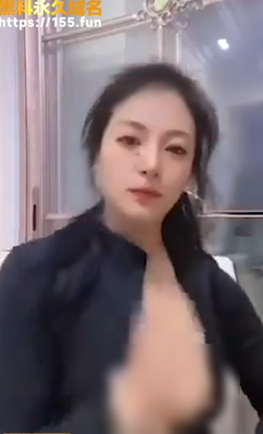 正妹強調自己是真材實料。(翻自《黑料網》)