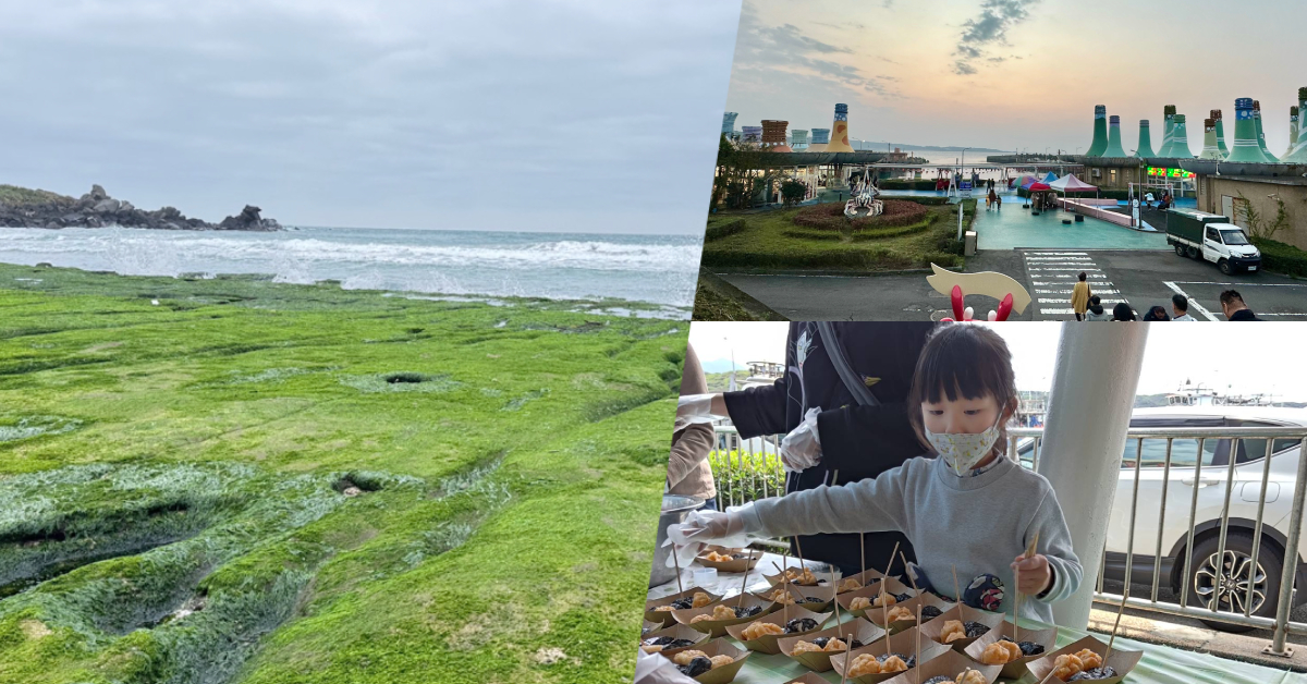 春季限定！漫步石門老梅「綠地毯」奇景，再到富基魚市大啖當季肥美花枝，一次解鎖北海岸美景與海鮮饗宴。