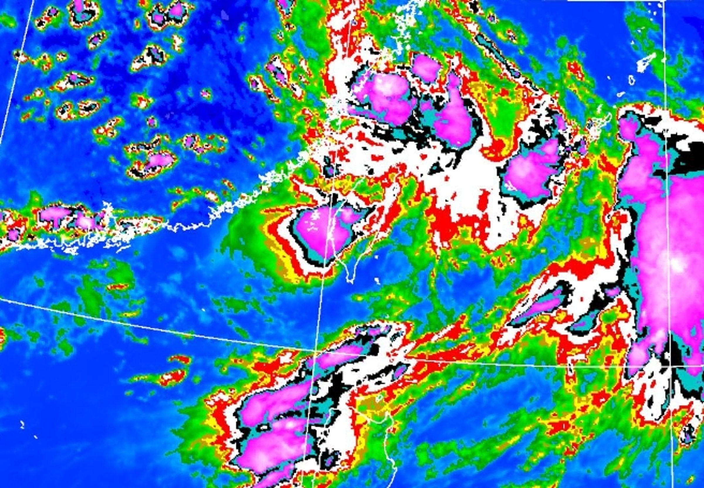 中央氣象署對「彰化縣、南投縣、雲林縣、嘉義縣」發布大雷雨即時訊息。(翻攝自中央氣象署官網)