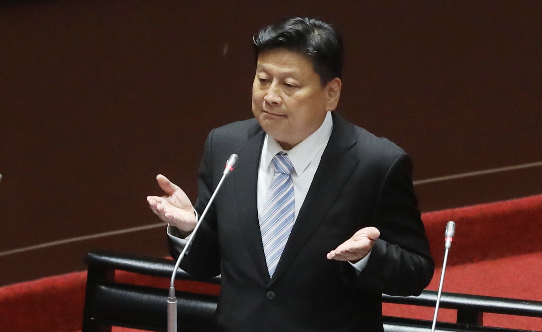 針對爆料錄音檔，傅崐萁今受訪回應，批評民進黨政府用政治司法的手段與傳聲系統，對在野黨的國會議員全面潑糞。（本刊資料照）