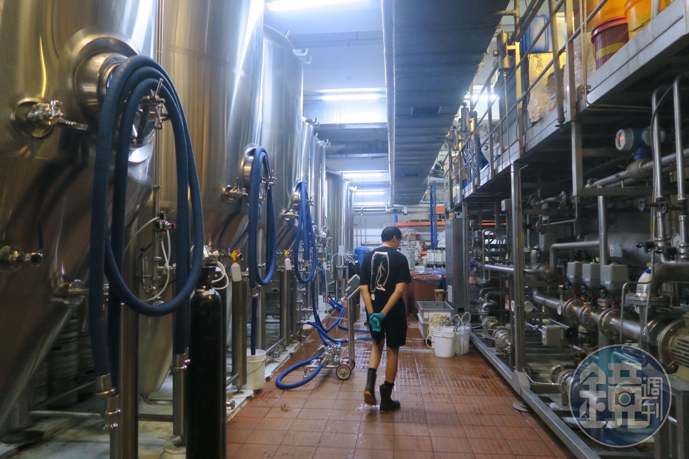 糖化槽、發酵槽都採用德國GEA CraftStar的專業釀酒設備。