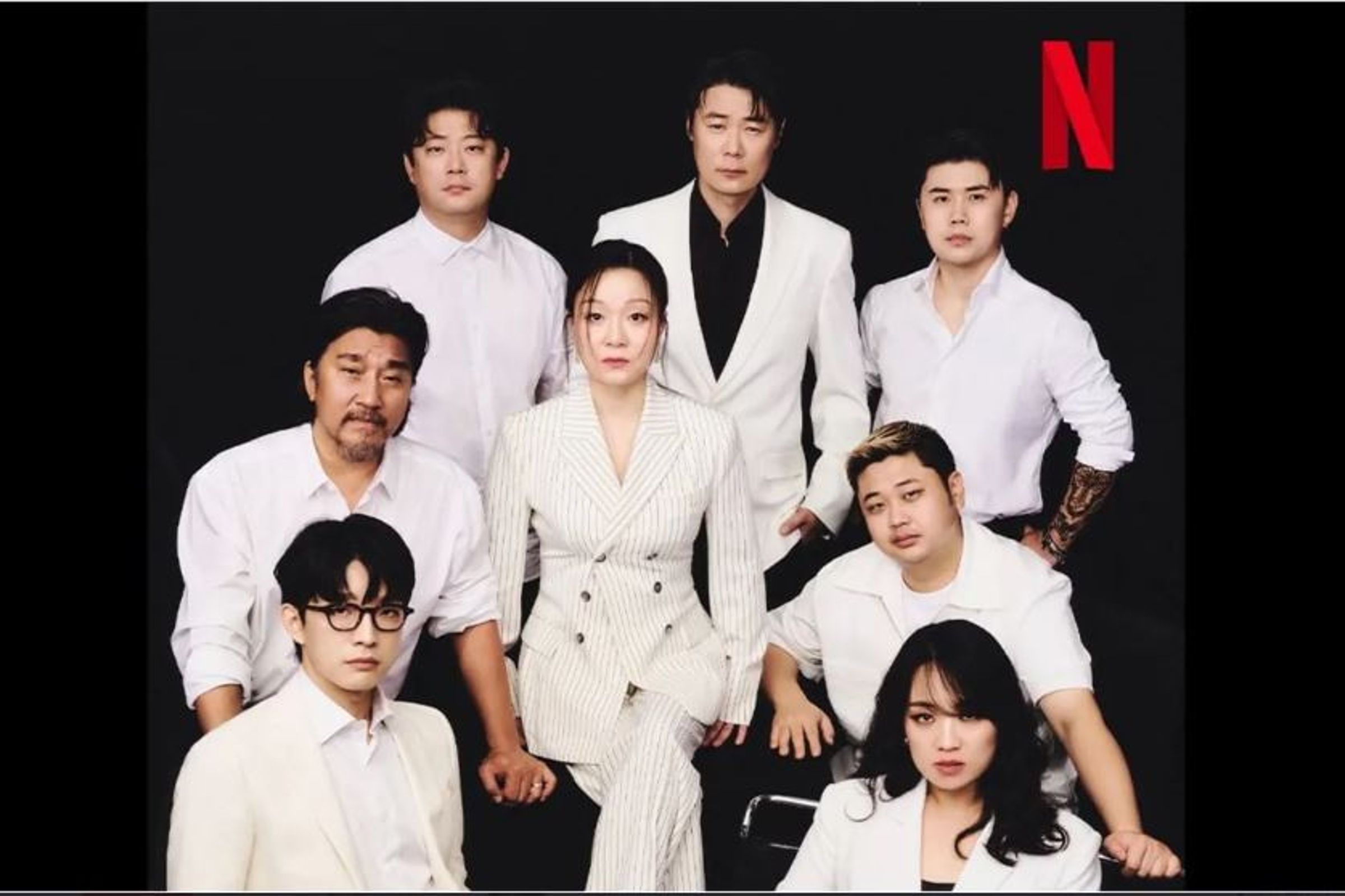 《黑白大廚》最後8強棚拍拍攝時尚宣傳照。(翻攝IG@netflixkr)