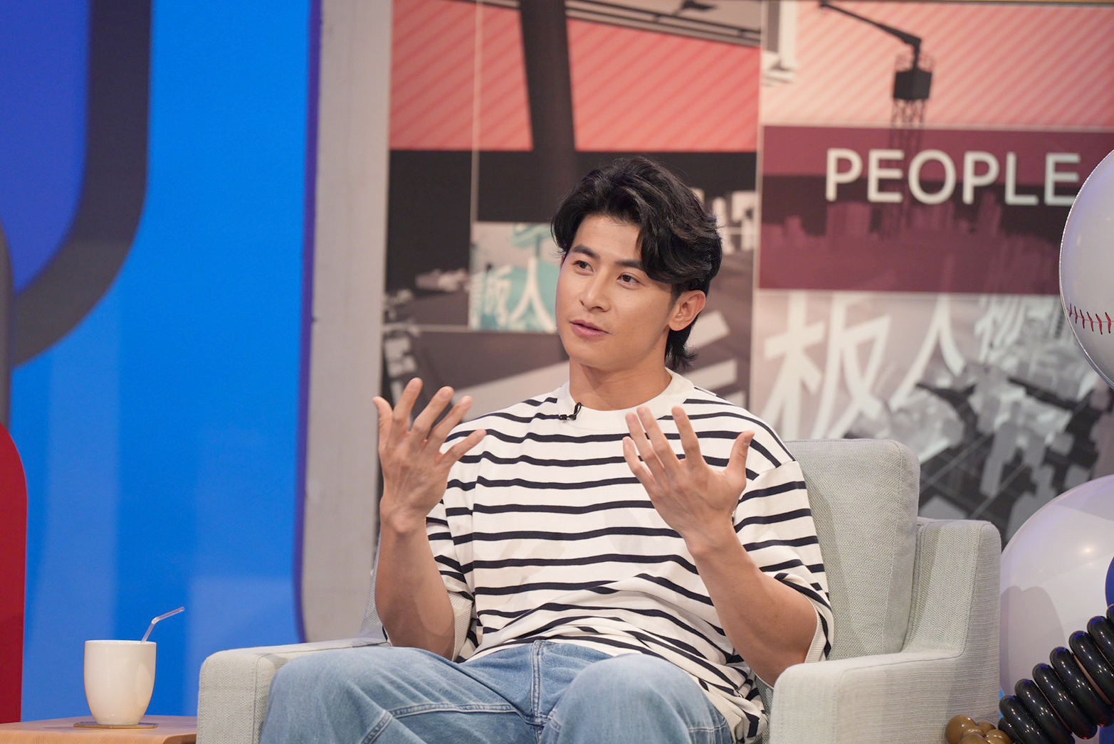 陳傑憲上節目接受專訪。（TVBS提供）