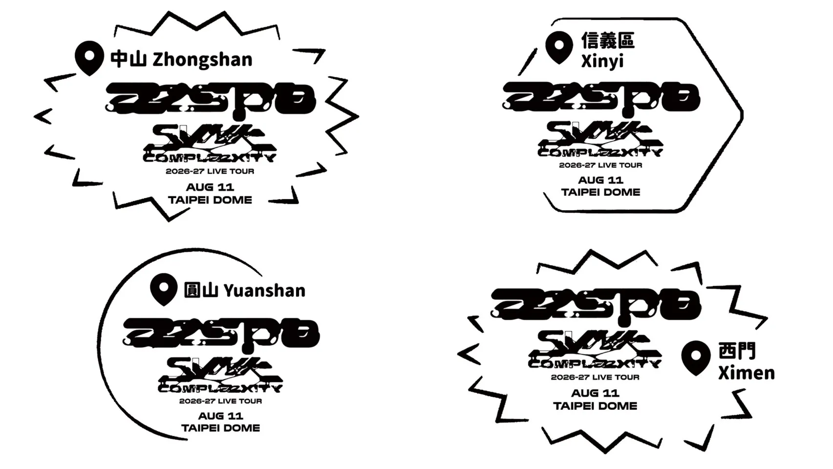 K-POP首次官方紀念章是此次aespa城市企劃亮點之一，邀請MY完成四大打卡任務，收藏台北限定紀念。（Live Nation Taiwan 提供）
