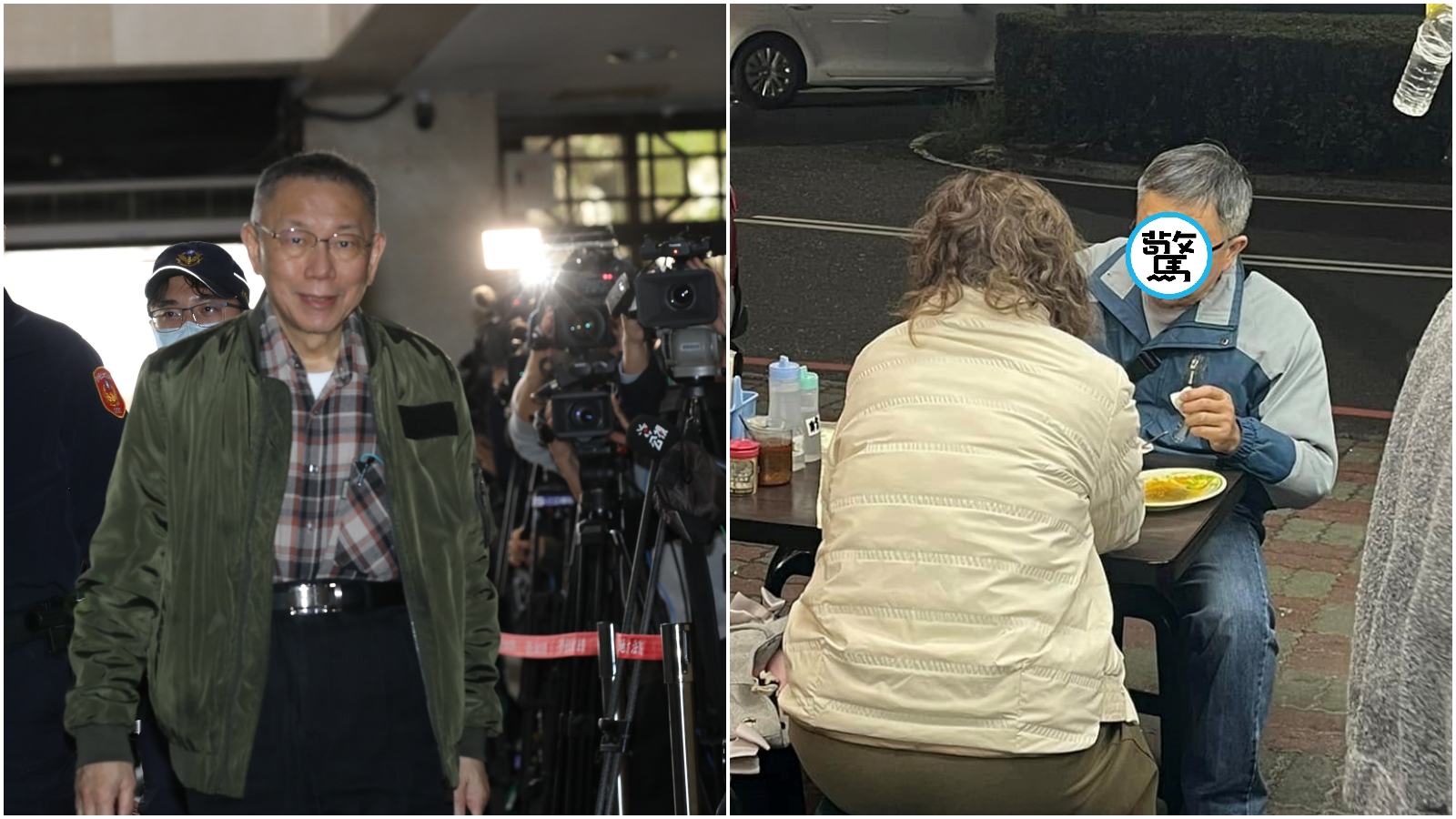 神似柯文哲男子吃牛肉湯，網友直呼根本同人。（本刊資料照，翻攝臉書）