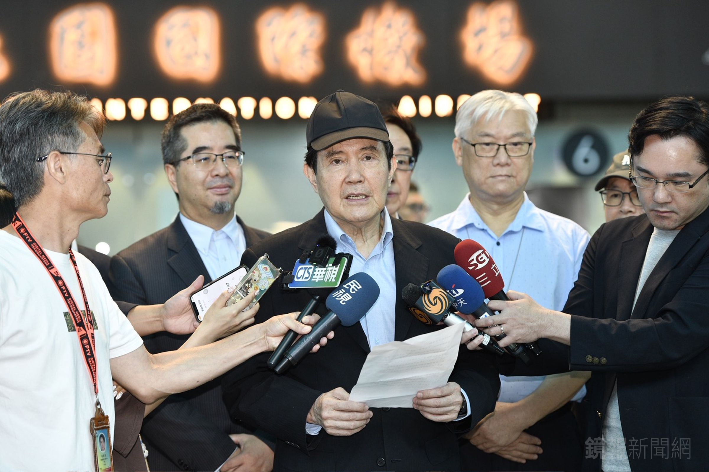 前總統馬英九四度前往中國,他聲稱是為了兩岸交流。(鏡報李智為攝)