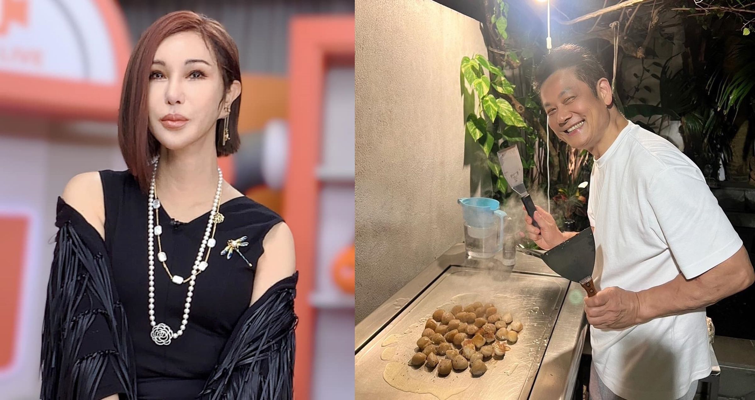 主持人利菁遭到徐乃麟調侃性別問題,兩人老死不相往來。(翻攝自利菁、徐乃麟臉書)