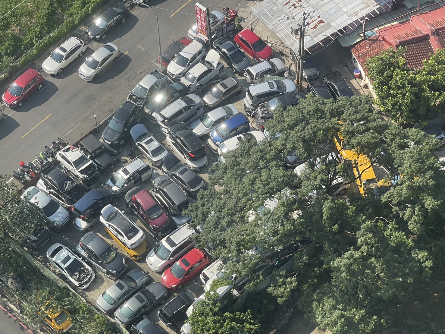 占用土地面積相當嚴重。