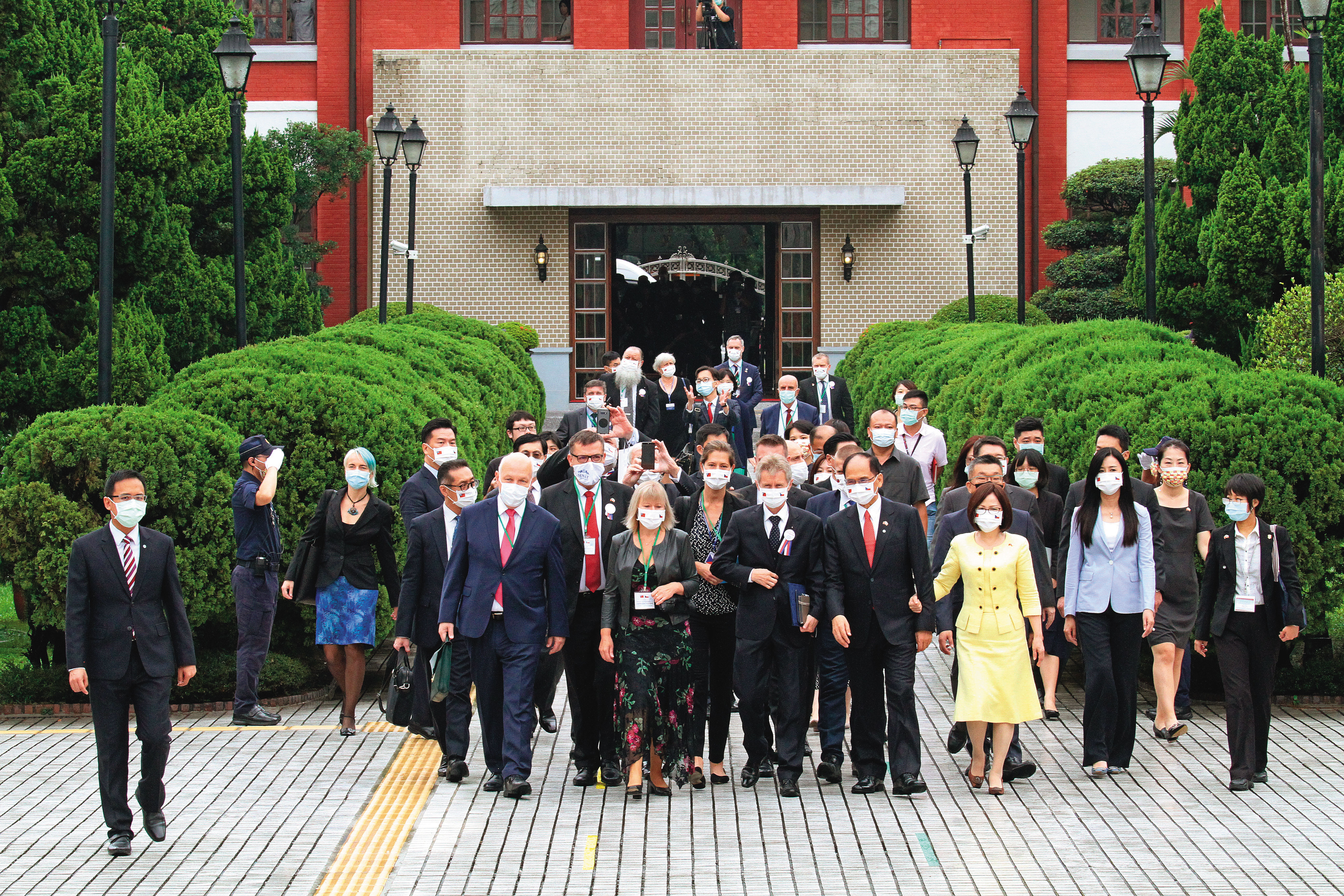韋德齊2020年訪台,在立院發表「我是台灣人」演說。