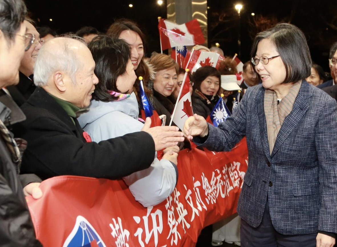 日媒報導稱，前總統蔡英文計畫訪日，卻被當時的政府以擔心中國反彈為由而拒絕。圖為蔡英文2024年11月訪問加拿大。（翻攝自蔡英文臉書）