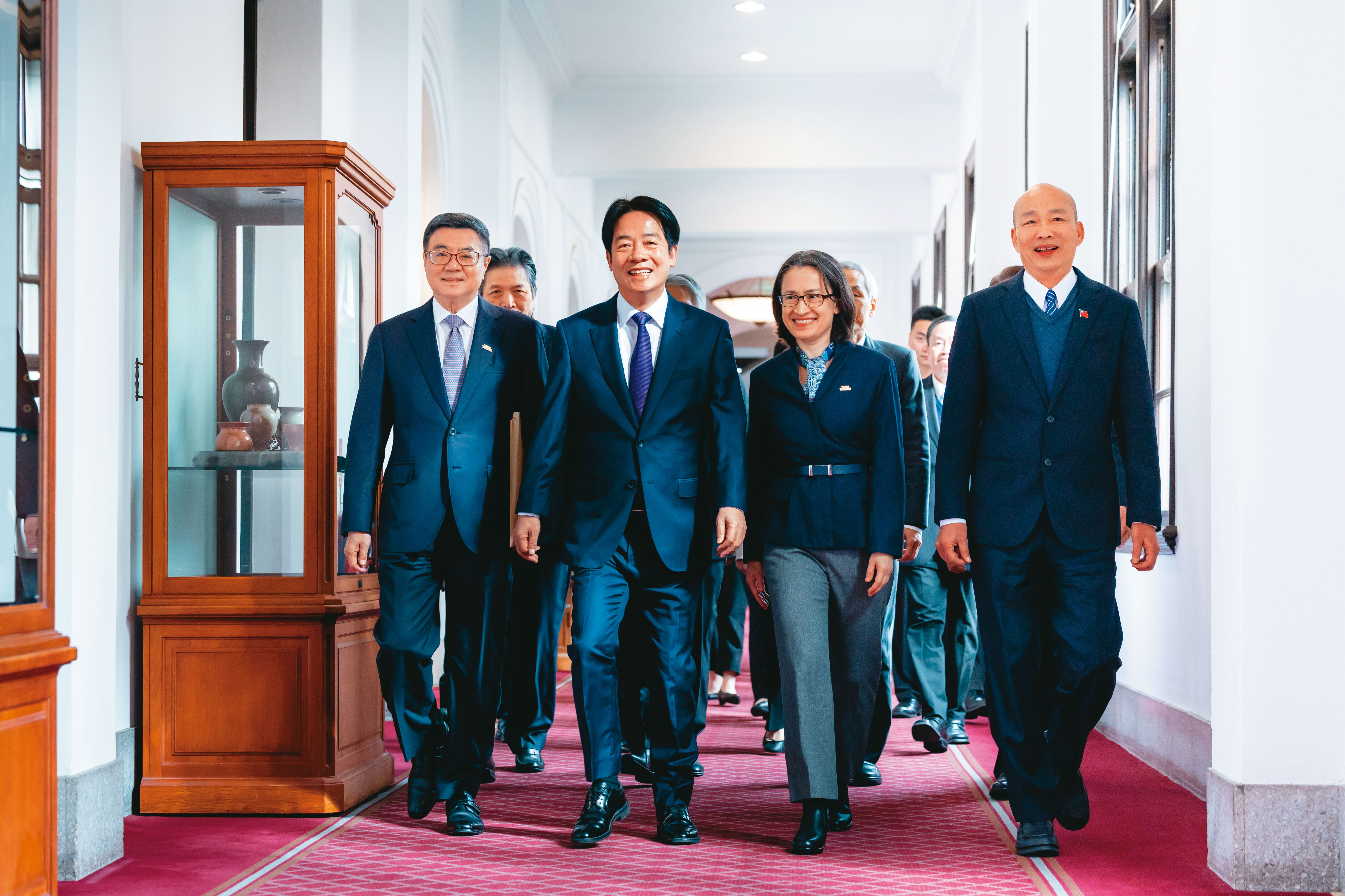 總統賴清德10日召開五院會商，不放棄在體制內尋求團結國家、化解紛爭的機會。（翻攝總統府flickr）