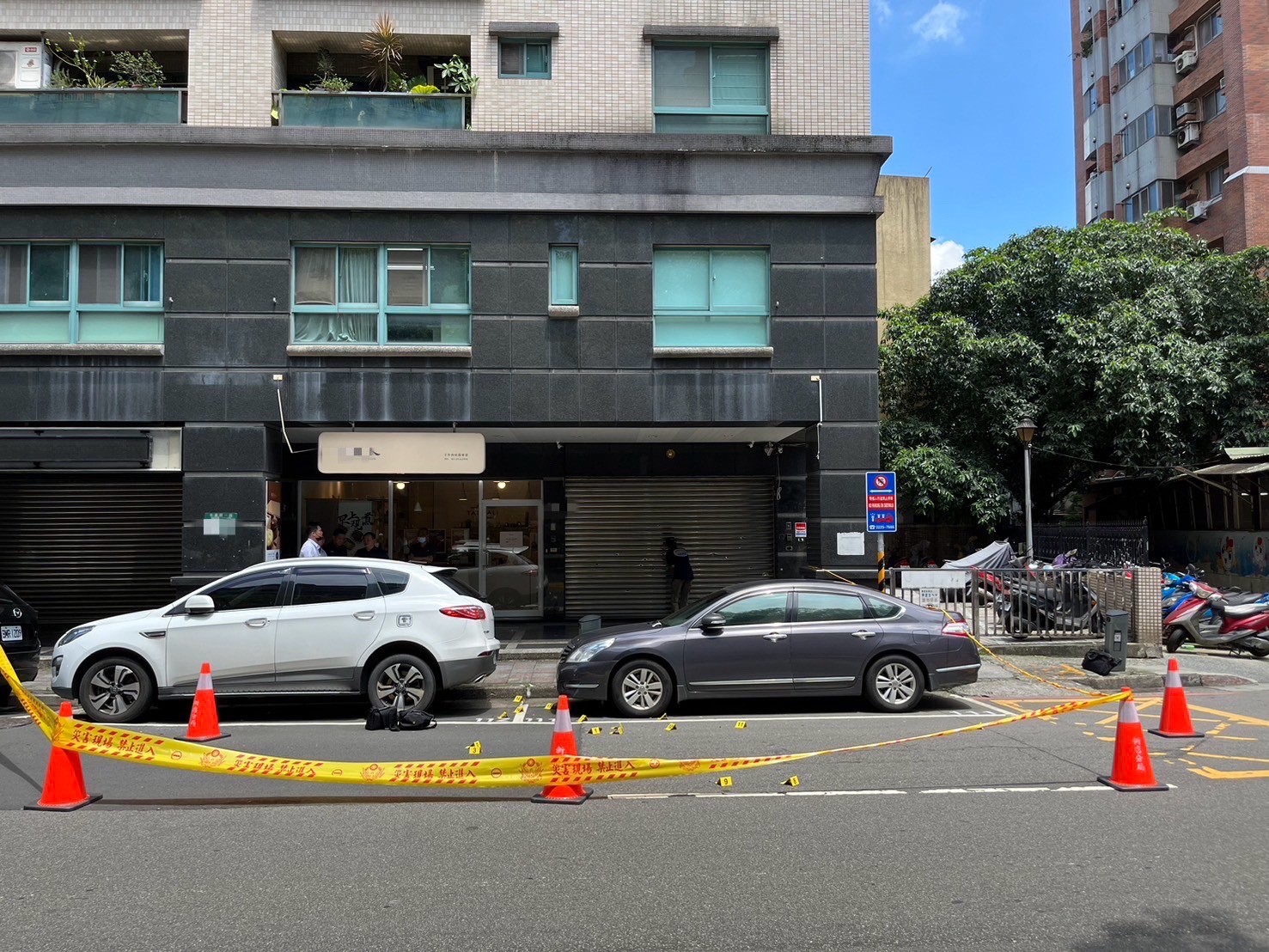 案發現場。（翻攝畫面）