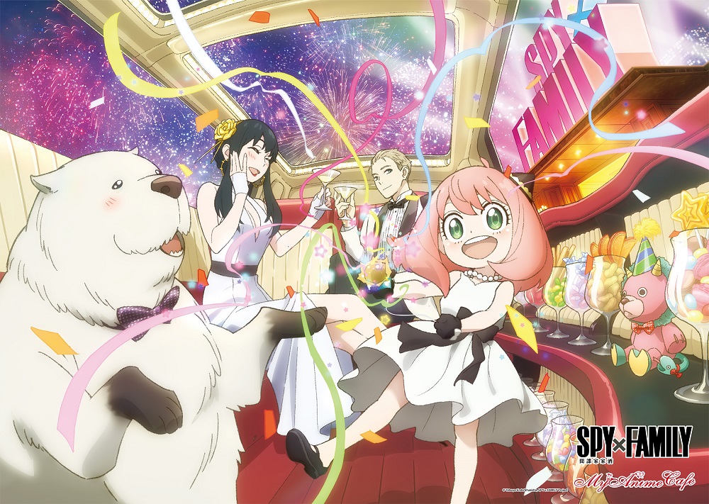 動漫主題餐廳MyAnime Café推出《SPY×FAMILY間諜家家酒》主題Café。（曼迪傳播提供）