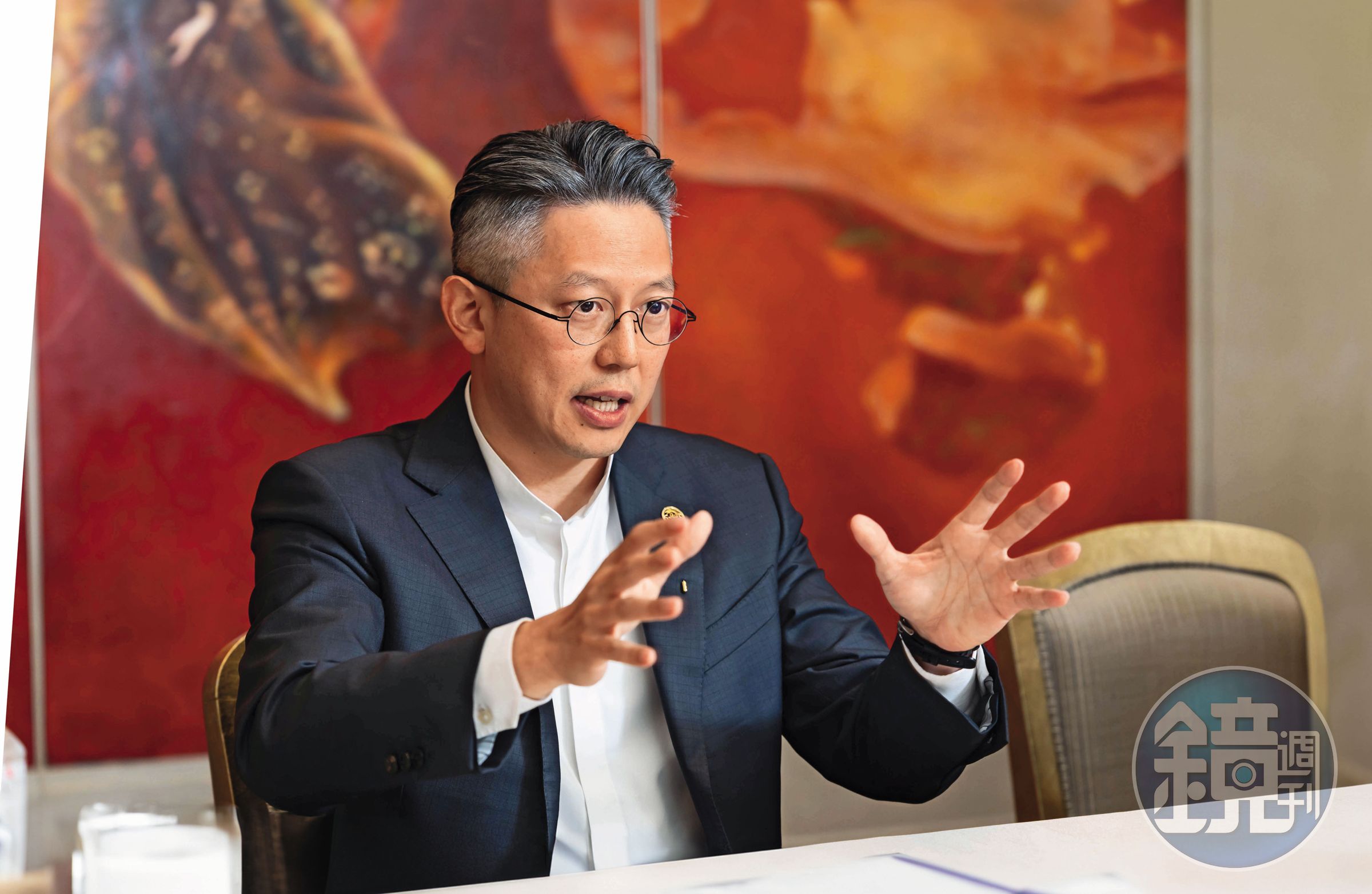 一向低調的蔡紹中首度接受本刊專訪，表態支持官股主導國票金。