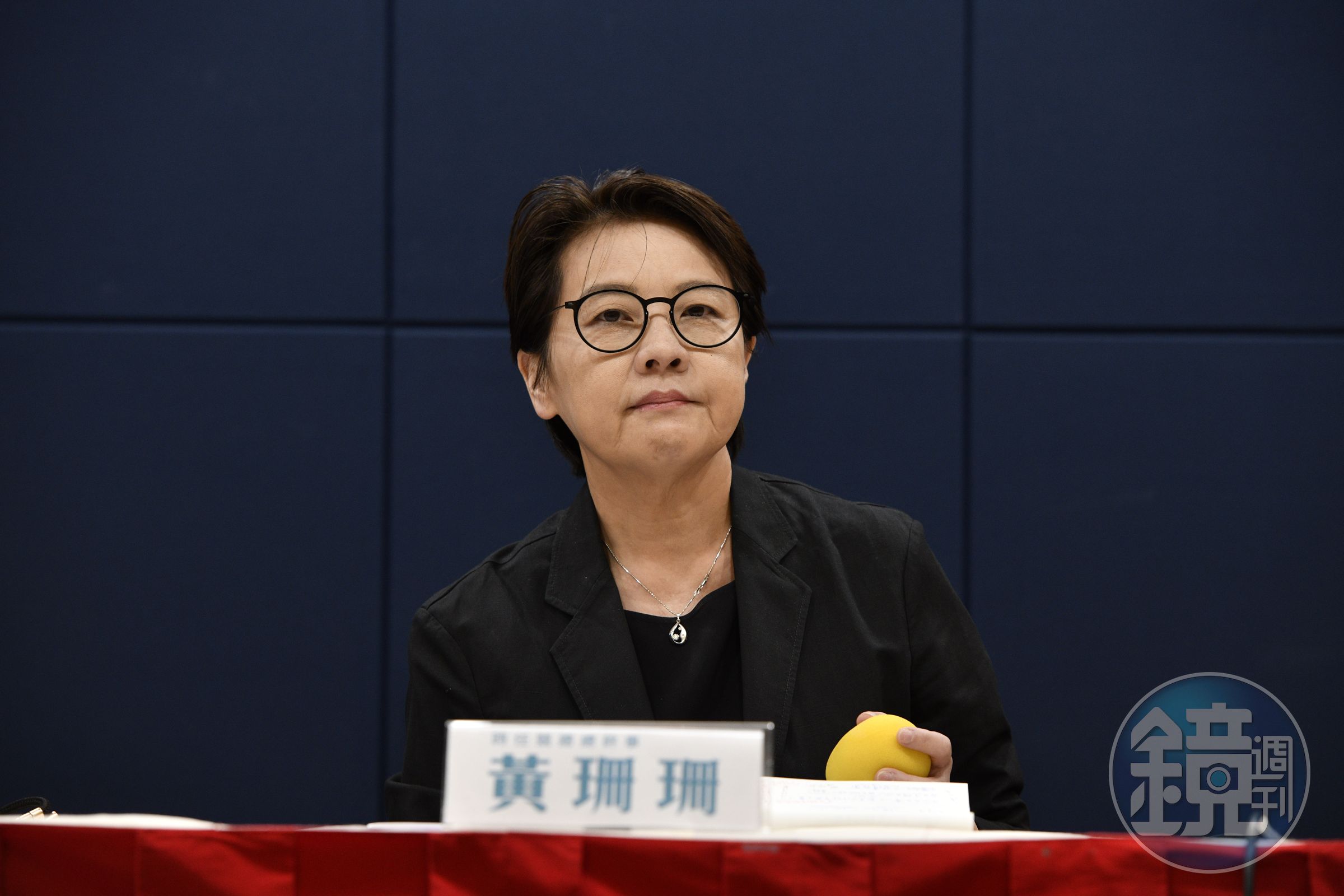 時任競總總幹事黃珊珊談及時任競總財務長李文宗時曝他被列為檢調偵訊被告。