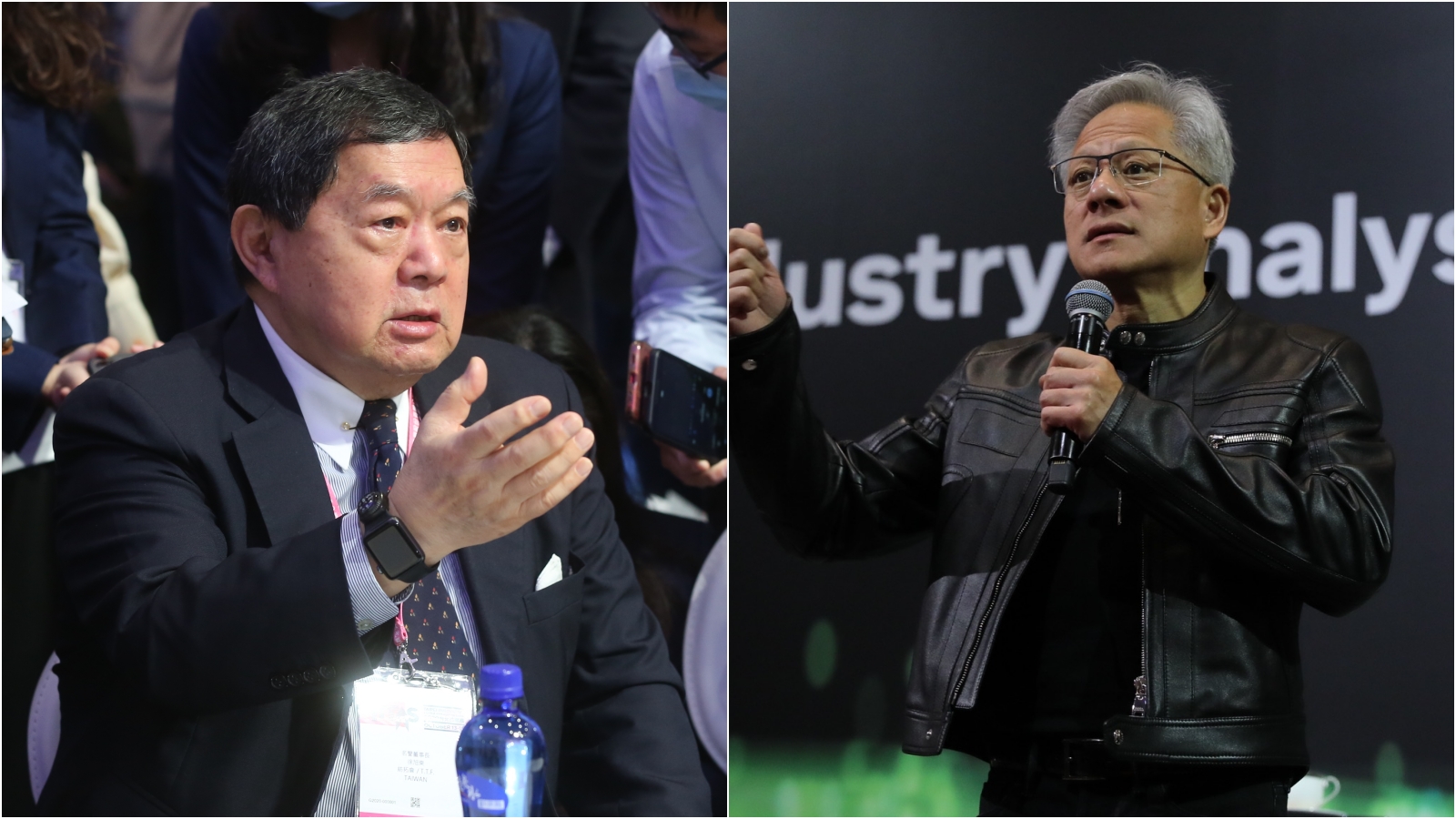 徐旭東認為黃仁勳的皮衣材質過時,想幫他打造一件科技化的夾克,黃仁勳妙回被讚爆。(本刊資料照)