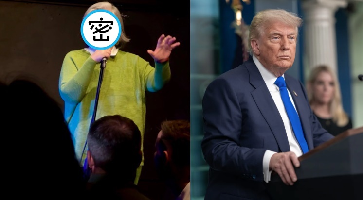 美國總統川普（右，翻攝自The White House flickr）被喜劇女星蘿西歐唐納（左，翻攝自IG）氣得牙癢癢，揚言「撤銷她的美國國籍」。