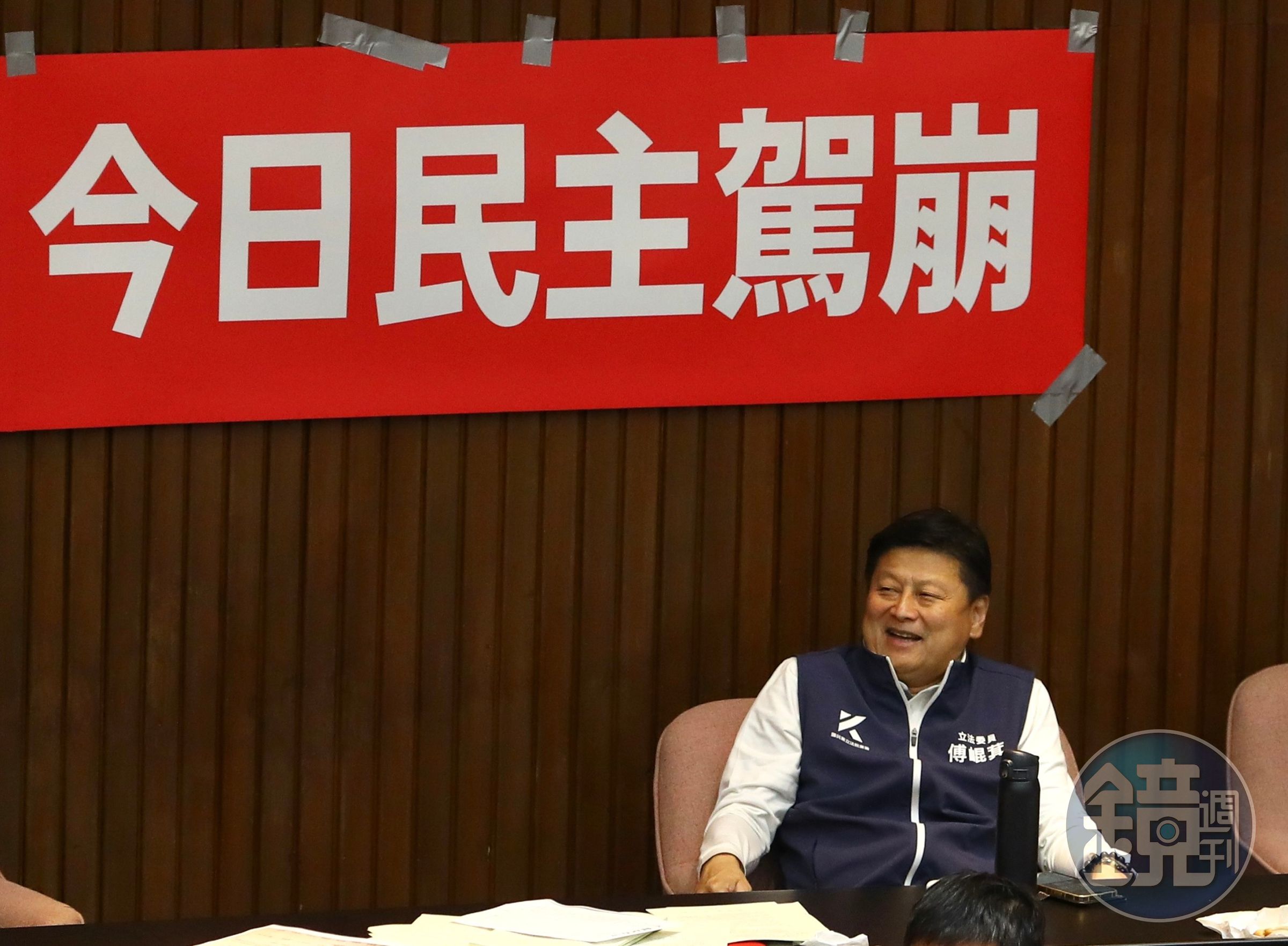 傅崐萁直言最後通過的國防條例不會是行政院的版本。（本刊資料照）