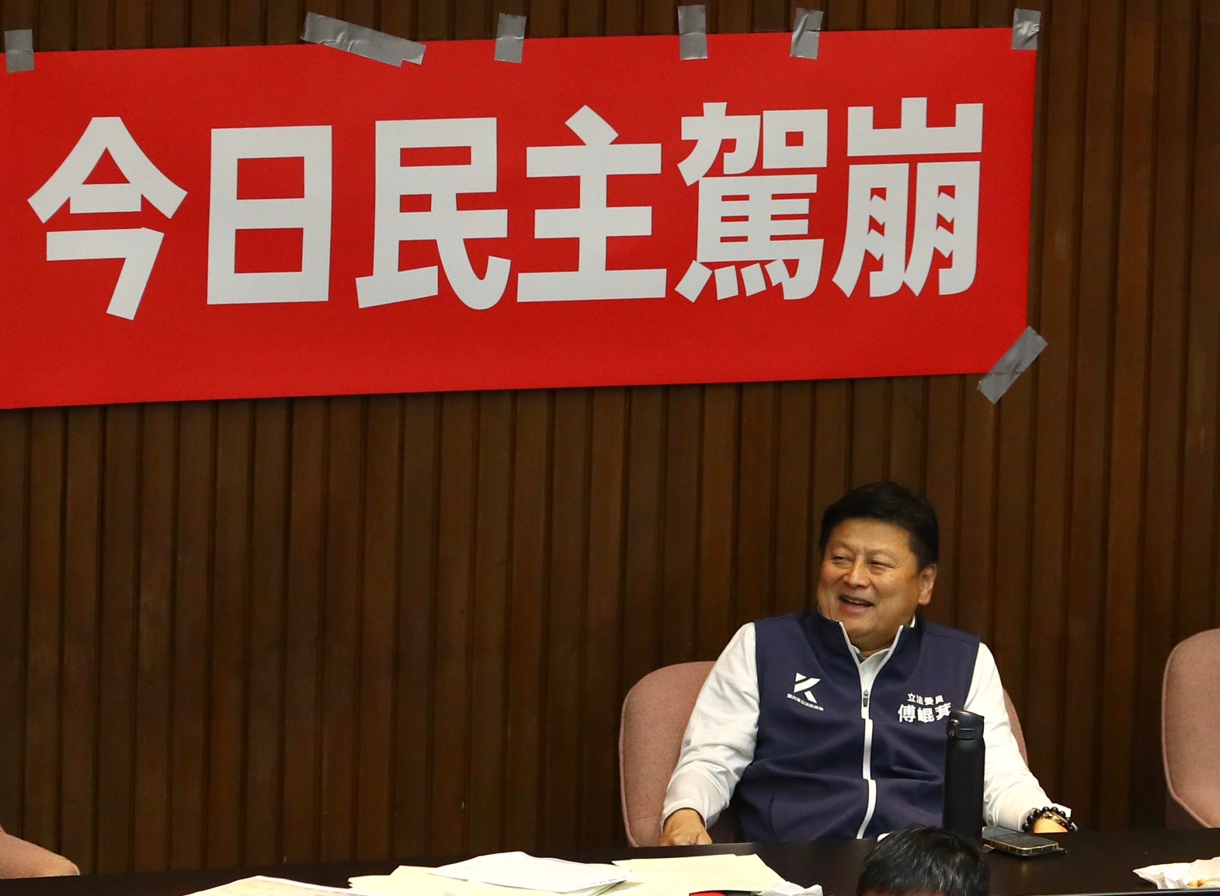 傅崐萁直言最後通過的國防條例不會是行政院的版本。（本刊資料照）