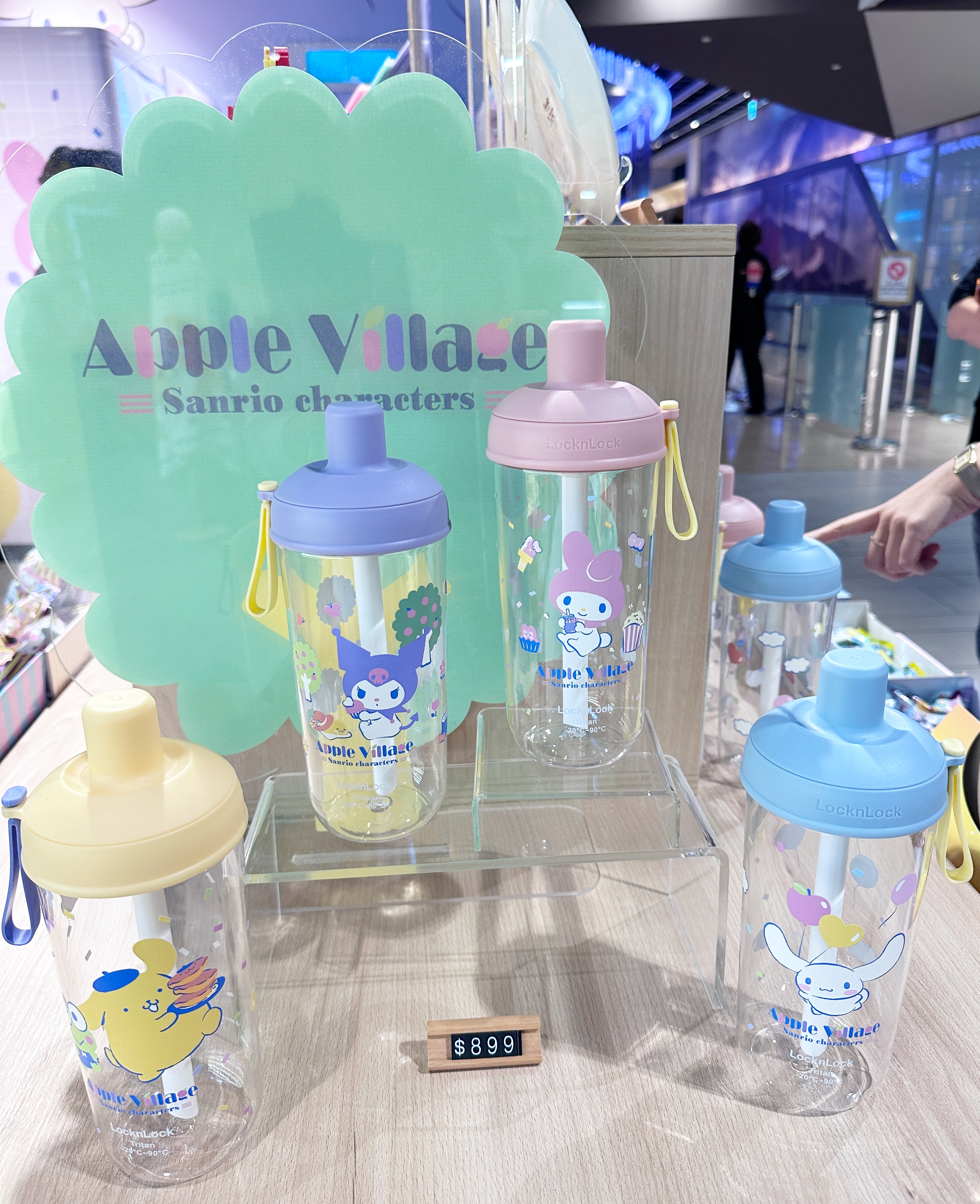 獨家開賣的聯名商品「城市系列樂扣環保杯」，又以酷洛米最有人氣。（899元／個）