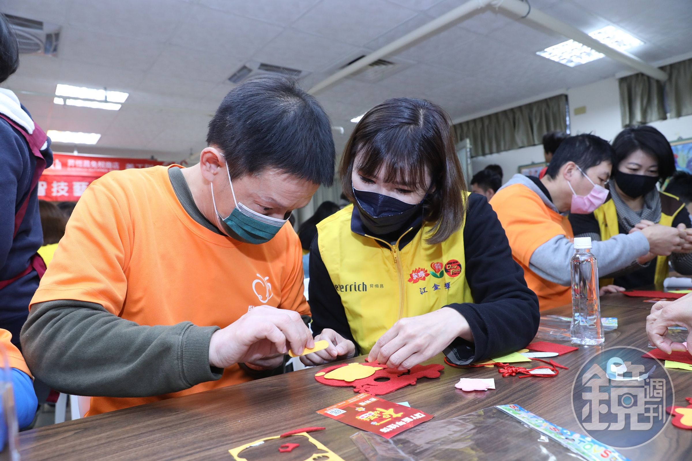 昇恆昌透過團康遊戲、手作、唱遊活動,讓院生們的身心靈得以更健全的發展,強化人與人之間的互動相處。(攝影:蘇立坤)