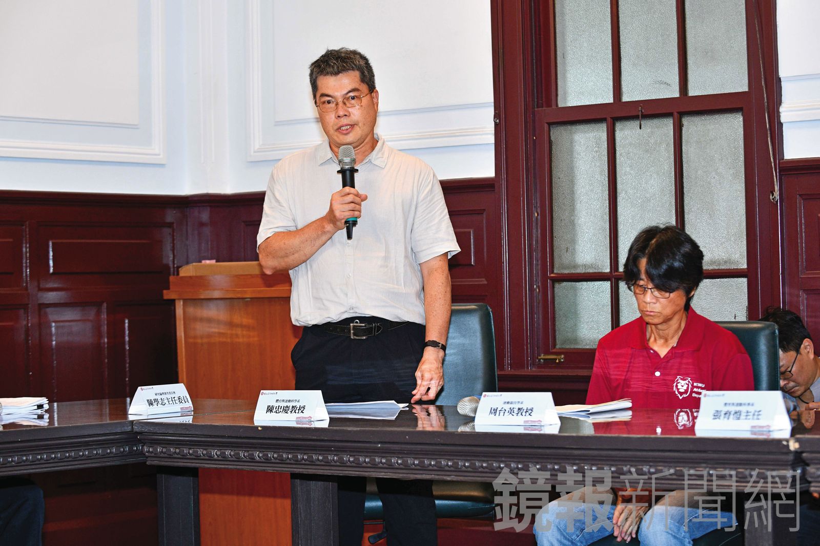 抽血案源於陳忠慶的研究計畫,更爆出受害者有黑數,國科會將徹查。(鏡報李智為)