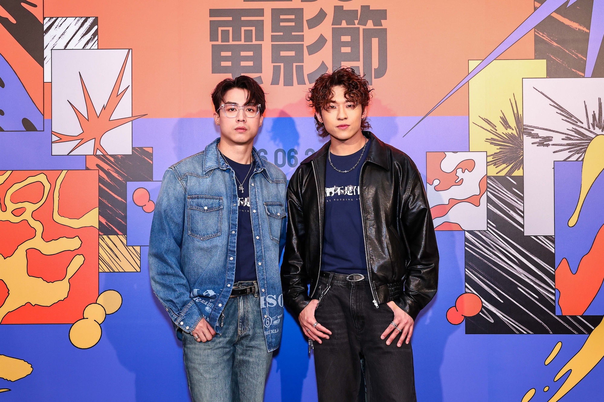 江𤒹生Anson KONG(左與陳毅燊ANSONBEAN(右)都是香港近年人氣直線上升的新生代男星,合演的電影《我們不是什麼》在台北電影節放映,吸引台灣影迷早早搶票,場次全數完售。(台北電影節提供)