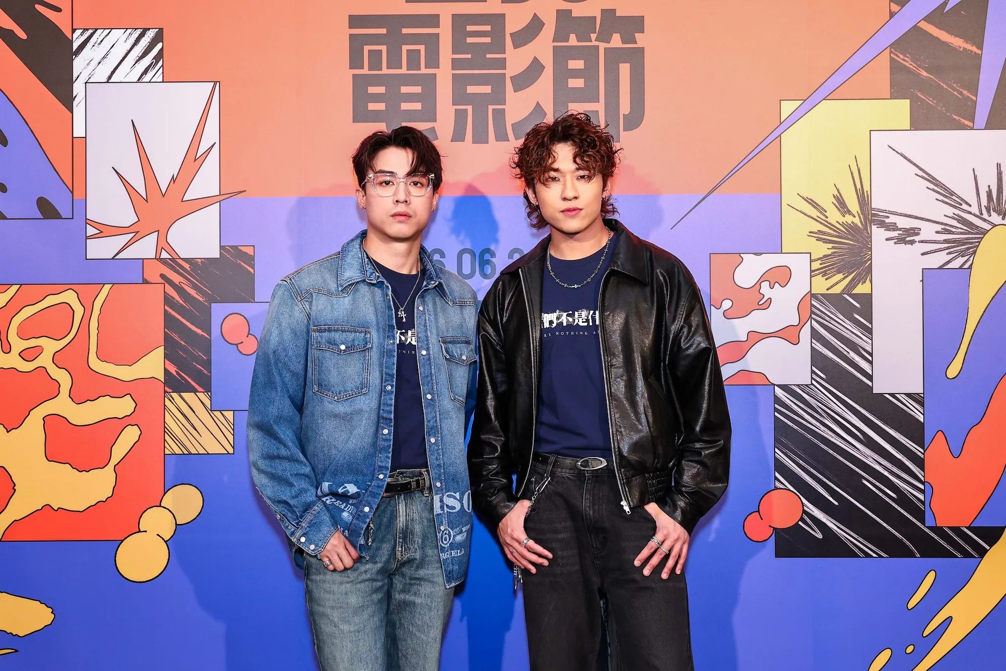江𤒹生Anson KONG（左與陳毅燊ANSONBEAN（右）都是香港近年人氣直線上升的新生代男星，合演的電影《我們不是什麼》在台北電影節放映，吸引台灣影迷早早搶票，場次全數完售。（台北電影節提供）
