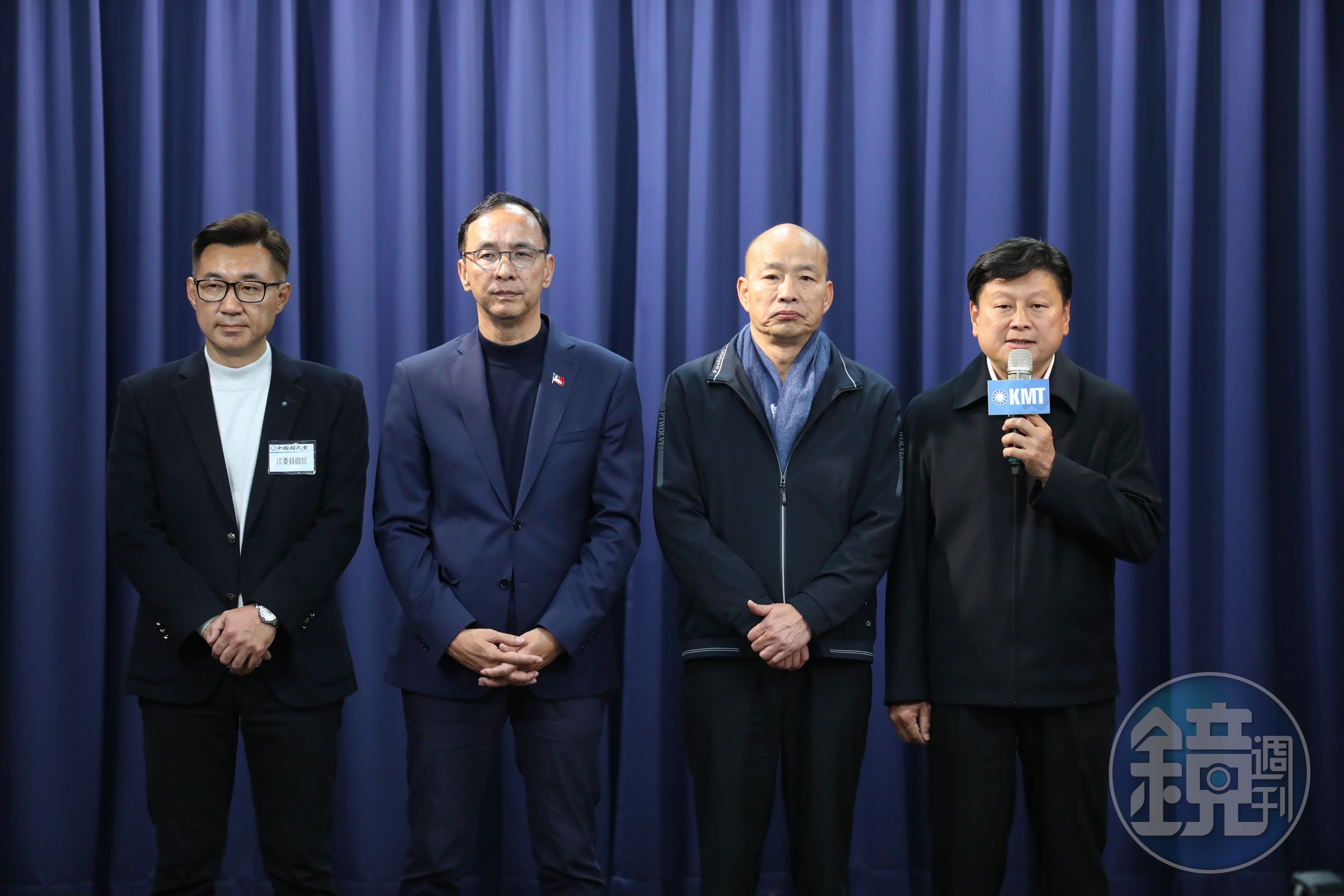 傅崐萁昨在國民黨立委座談後態度大逆轉,改挺韓江配角逐國會龍頭。