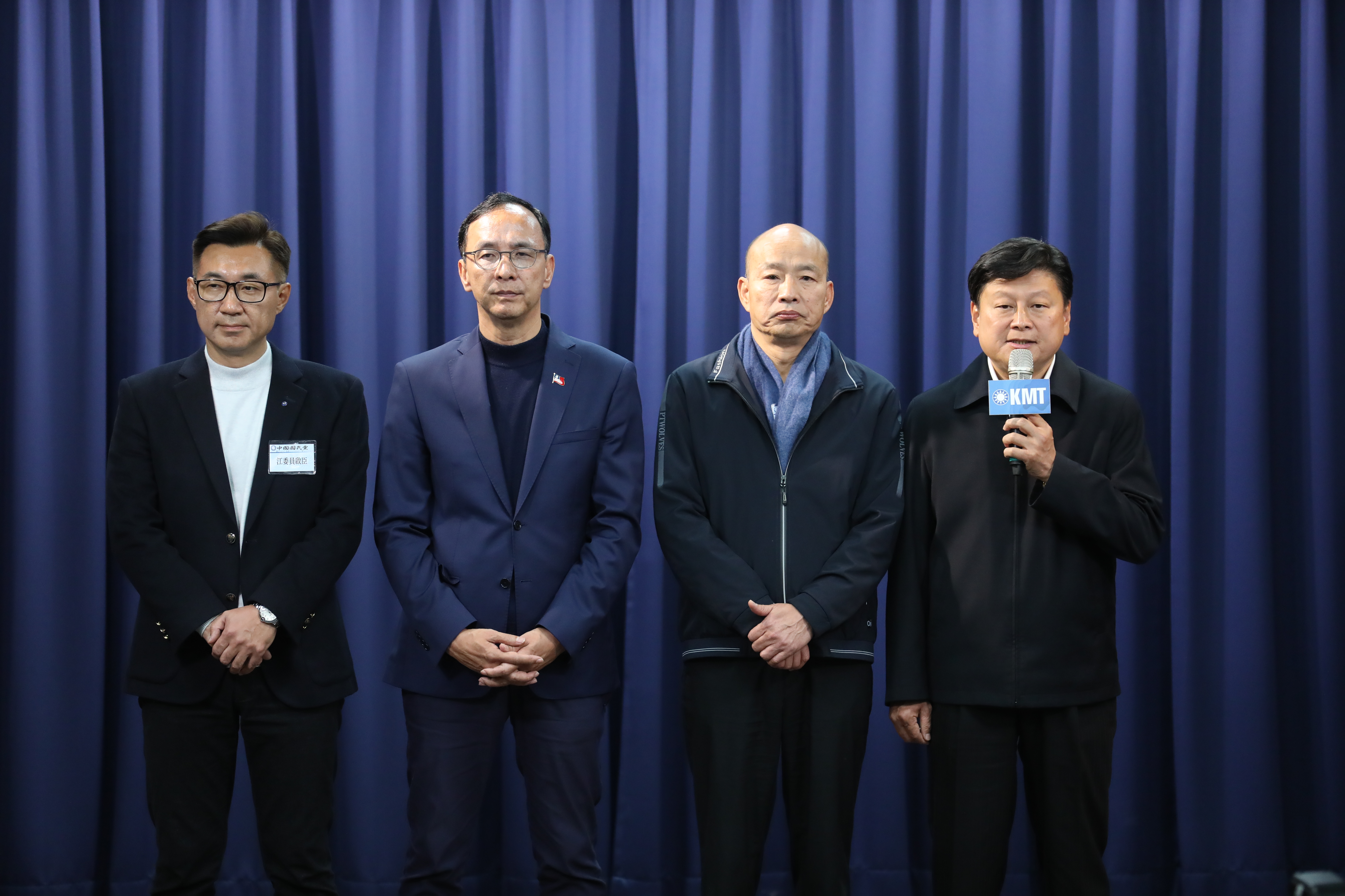 傅崐萁昨在國民黨立委座談後態度大逆轉，改挺韓江配角逐國會龍頭。