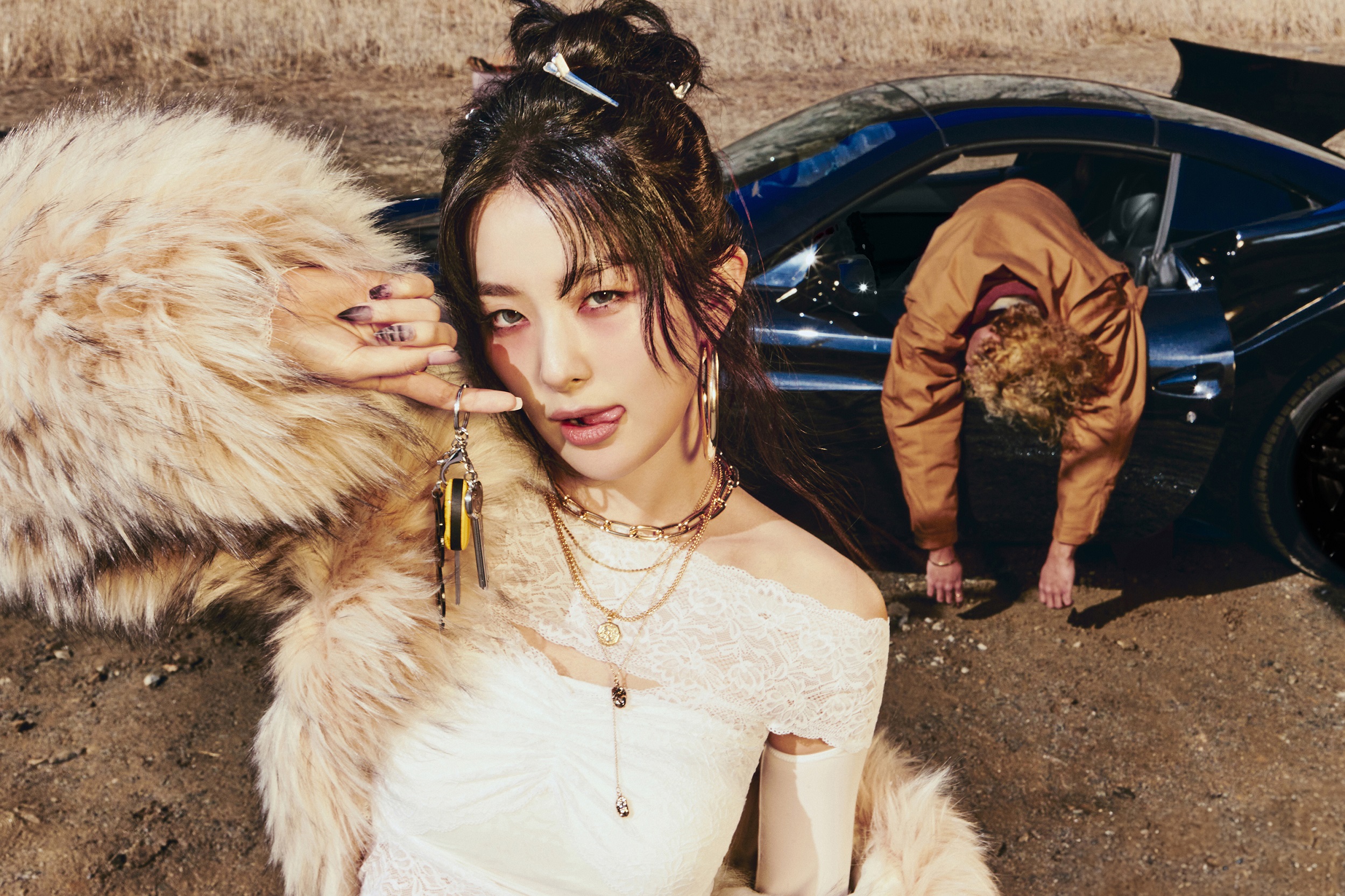 SEULGI在新專輯扮演叛逆角色、做著平時不會做的行動，覺得新鮮又有趣。（SM Entertainment提供）