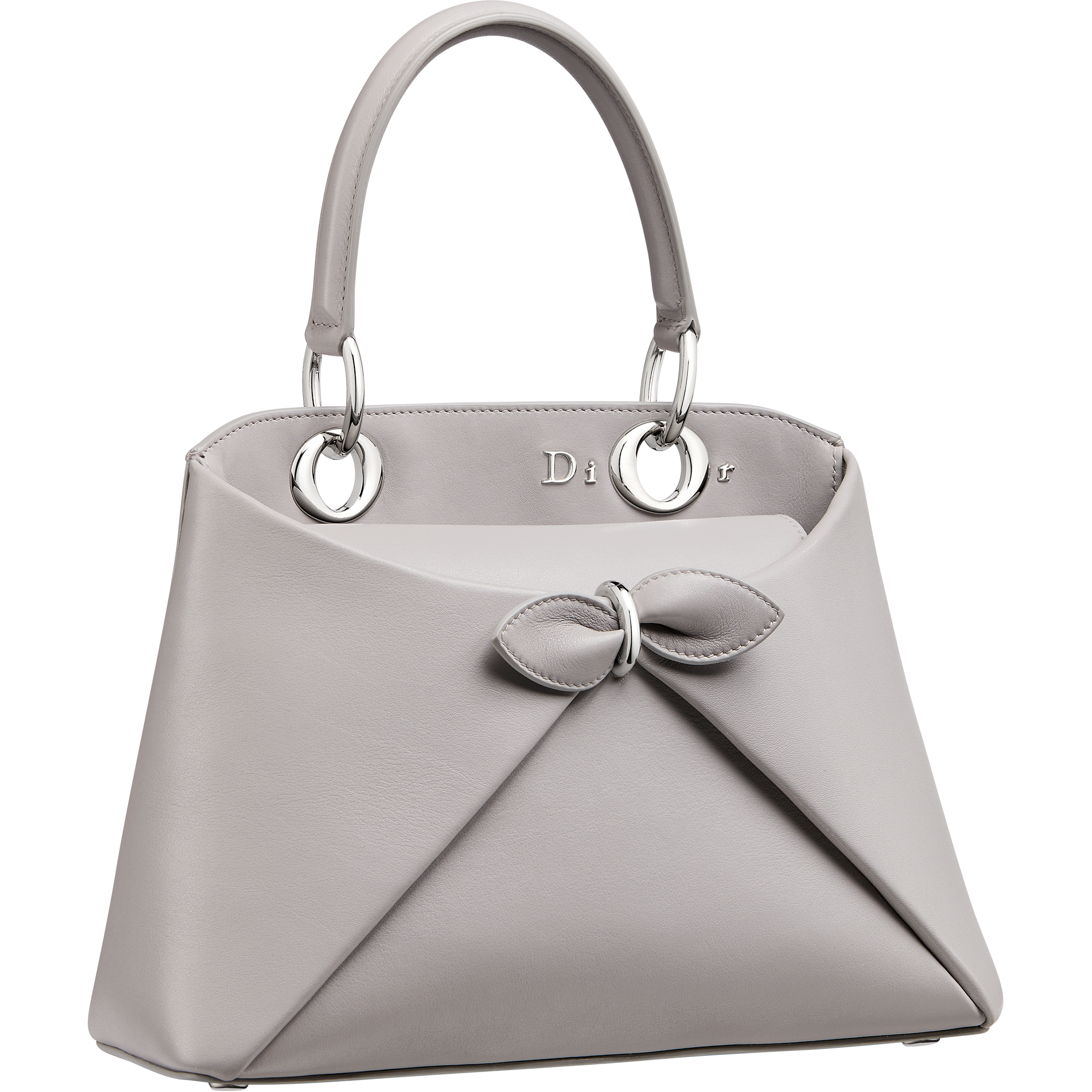 特里亞農灰小牛皮小型Dior Cigale。NT$150,000（迪奧提供）       