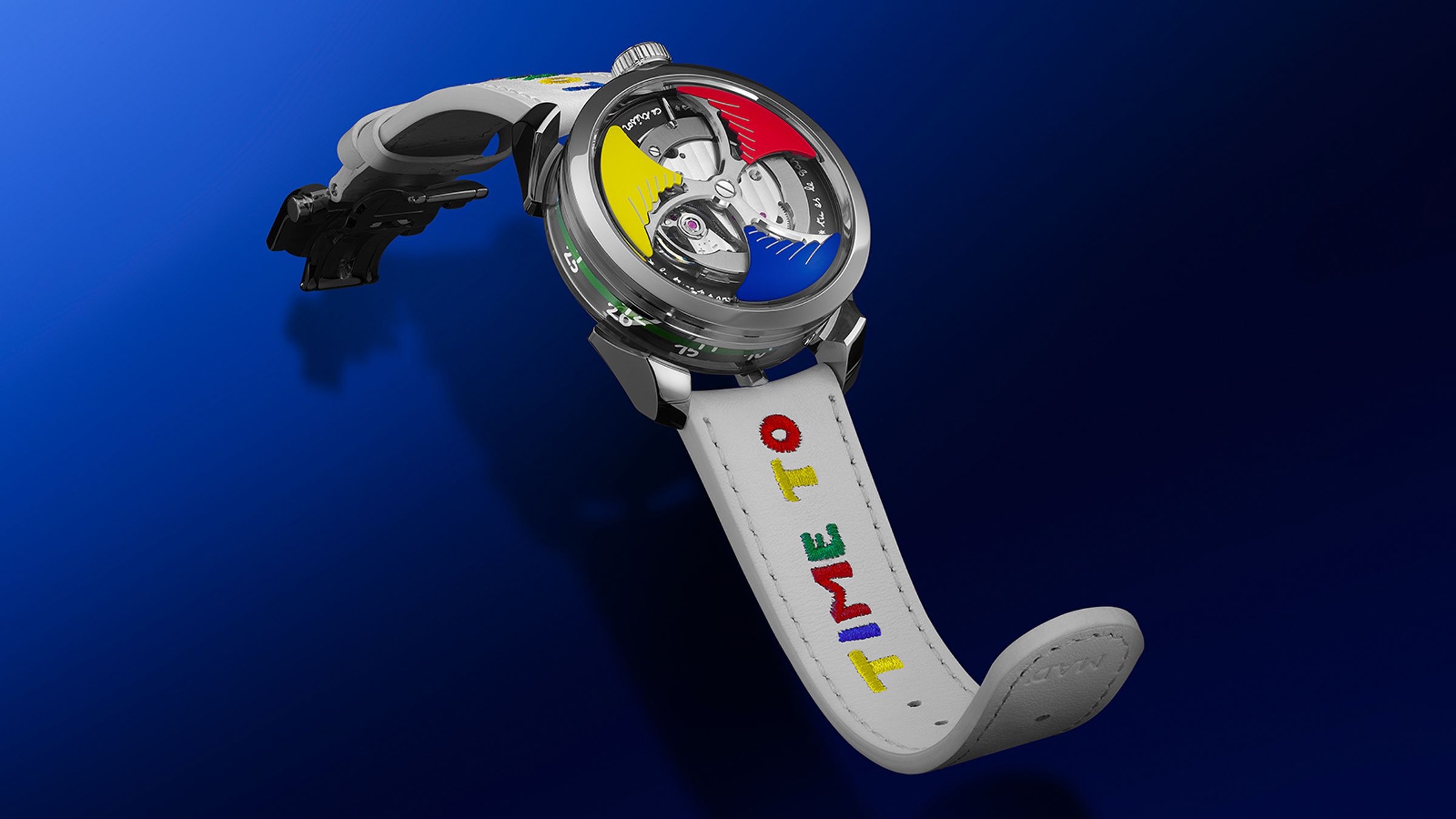M.A.D. 1 「Time to Love」｜錶徑42mm／不鏽鋼材質／時、分指示／定價約NT$132,000（限量999只，開放一半數量採上網抽籤形式登記購買）