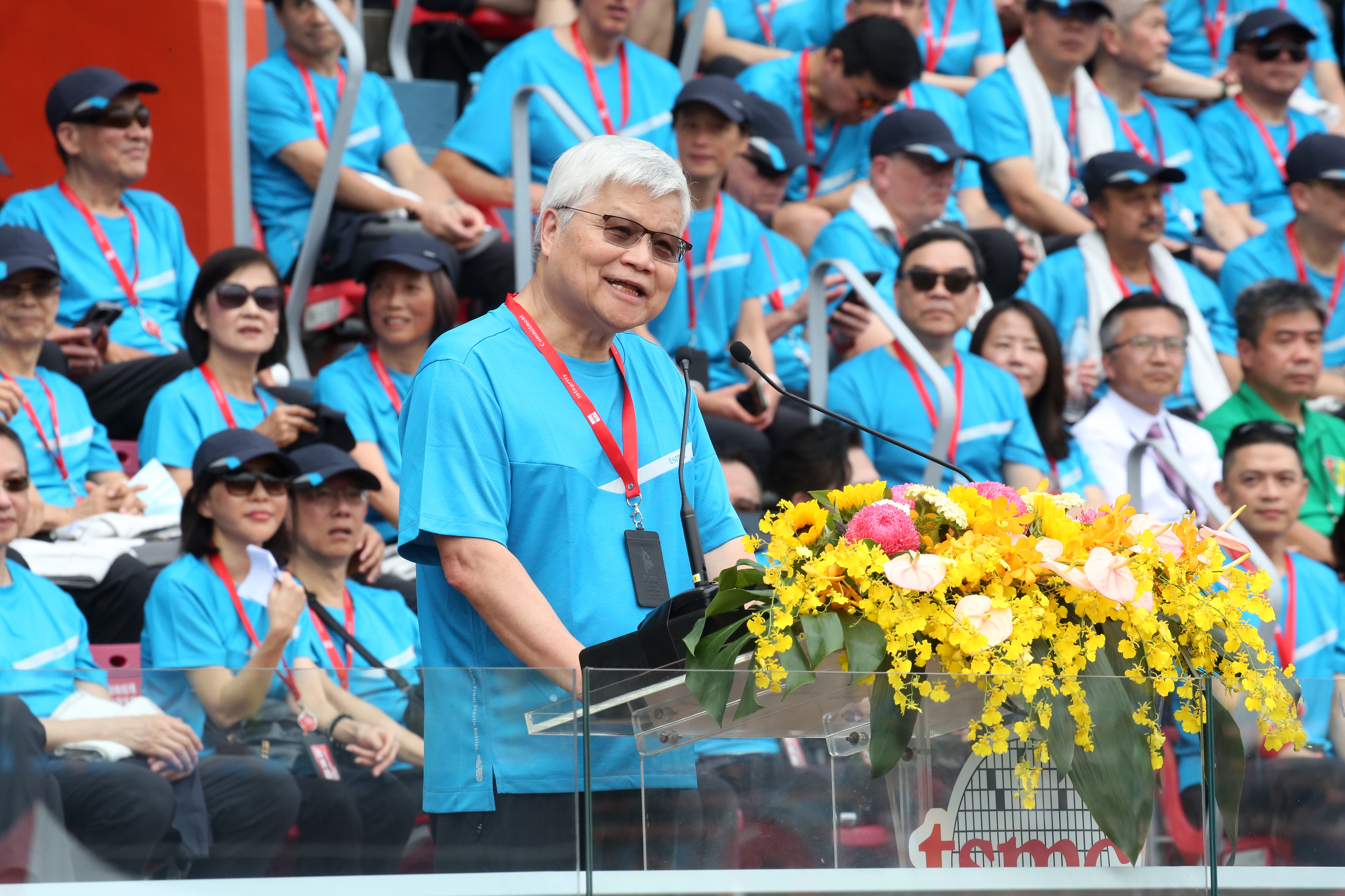 魏哲家在台積電運動會宣布將發放給員工2萬元的獎金，比去年多4千元。