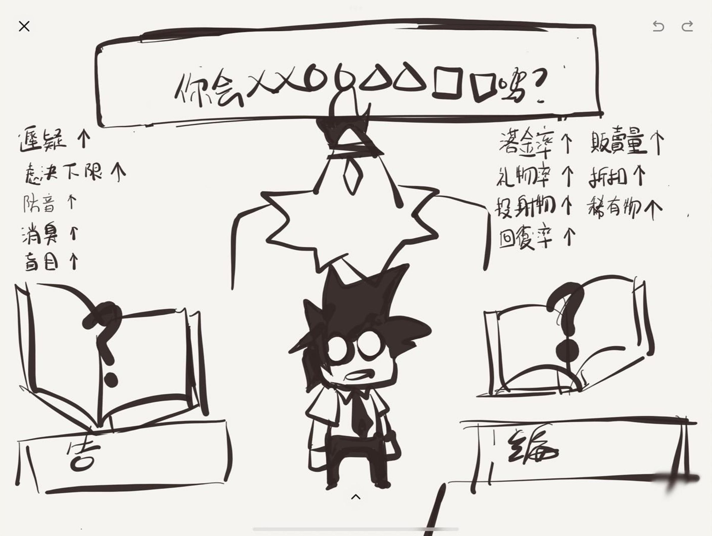 《即刻離職》的遊戲開發手稿。(葉開罐工作室提供)
