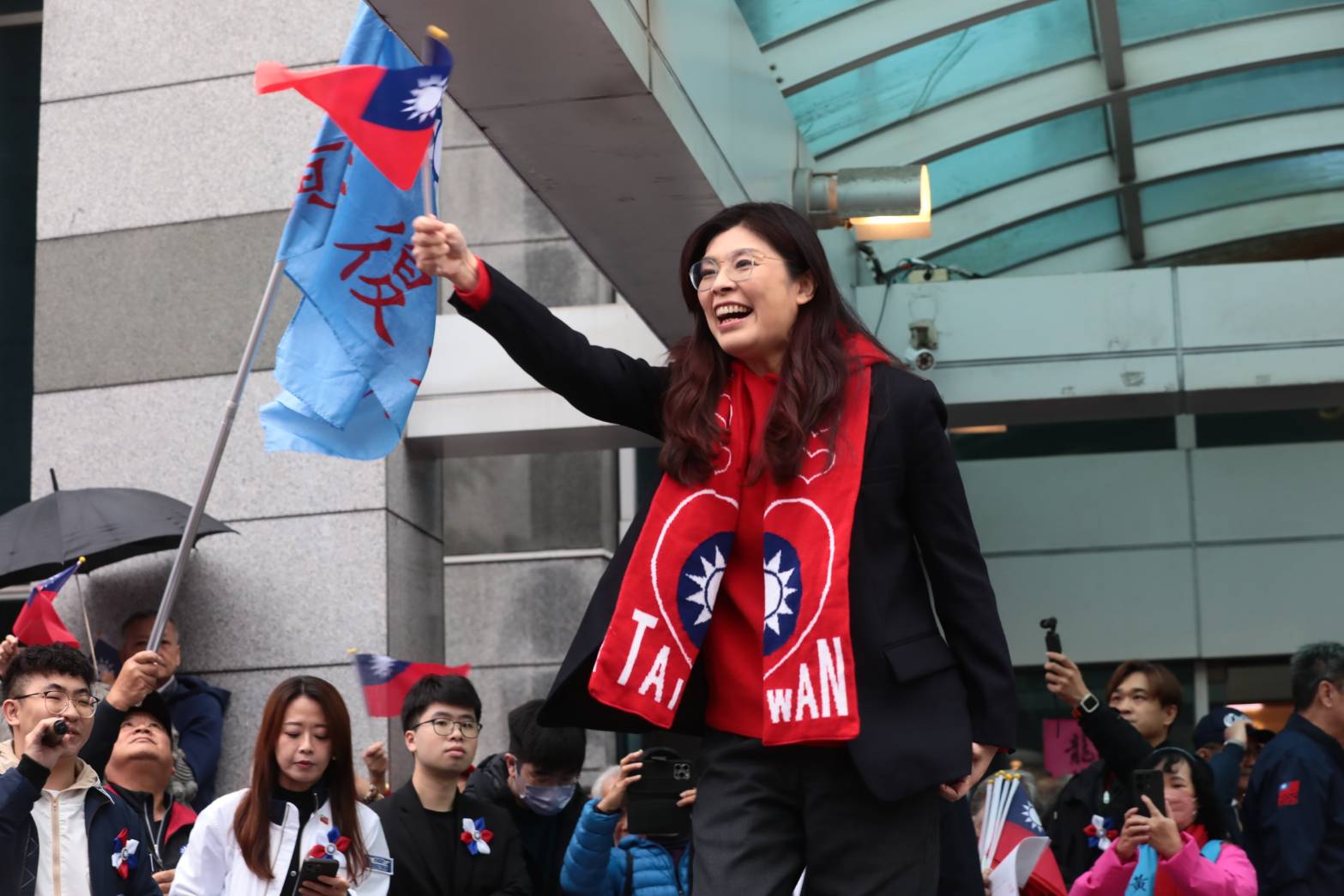 國民黨主席鄭麗文。(鏡報林煒凱)