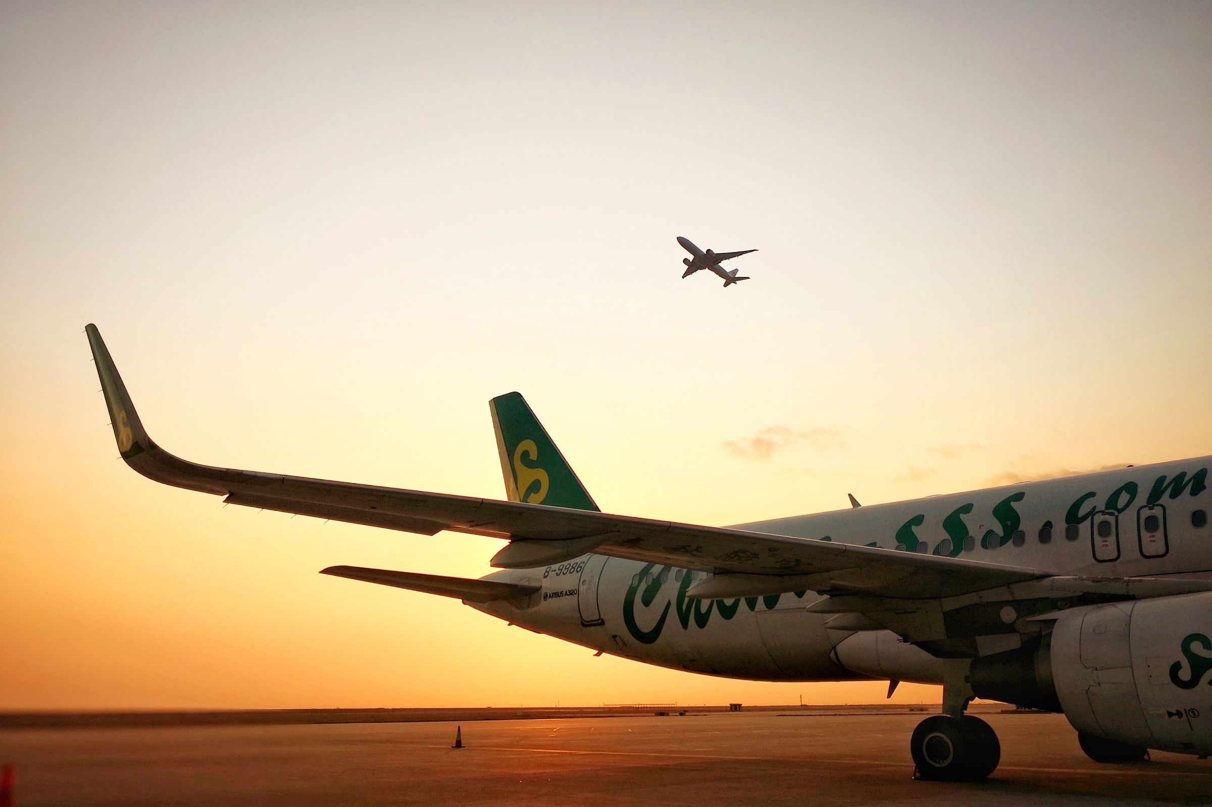 春秋航空台灣首席代表丁彥俊今出面澄清。(東方IC)