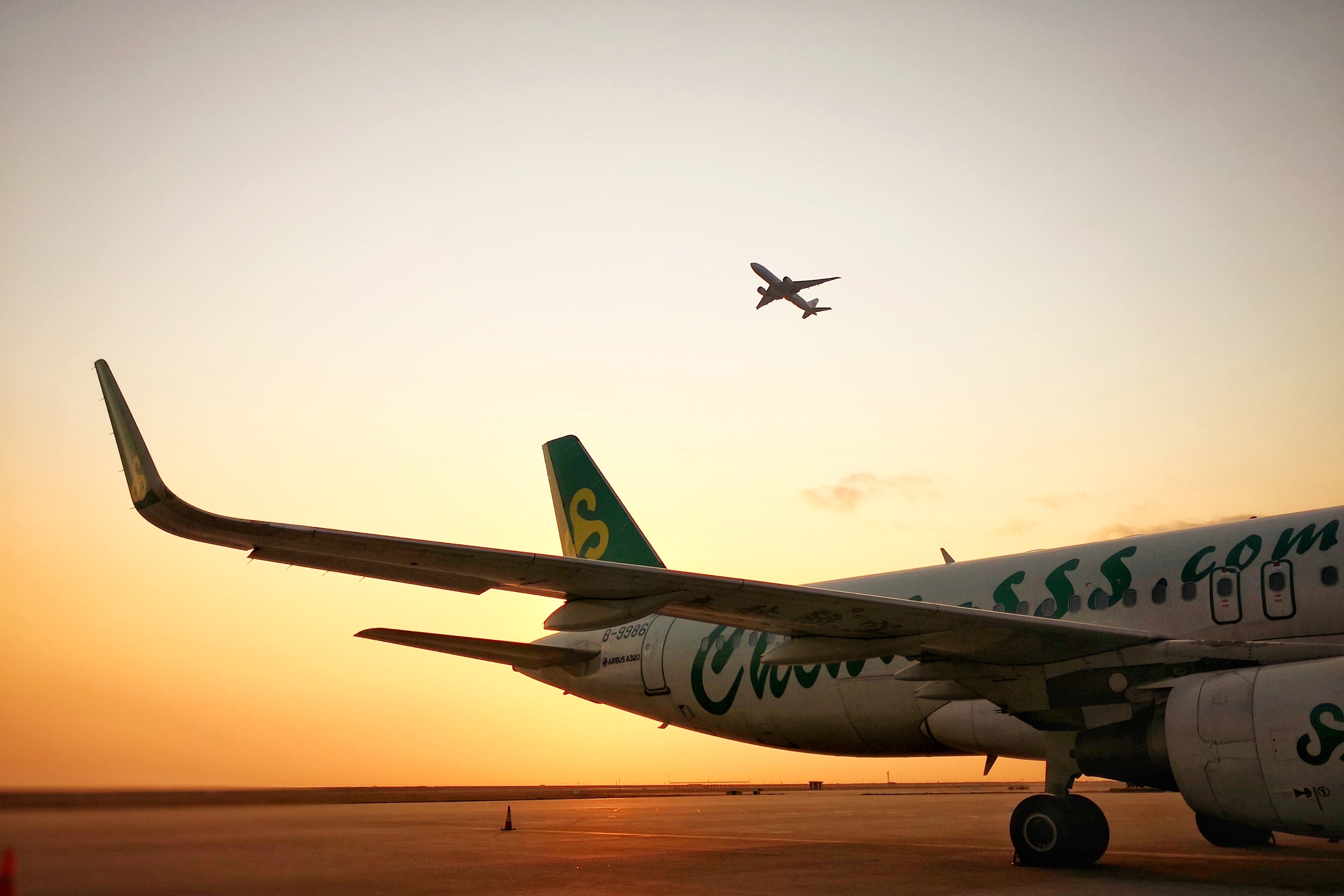 春秋航空台灣首席代表丁彥俊今出面澄清。（東方IC）