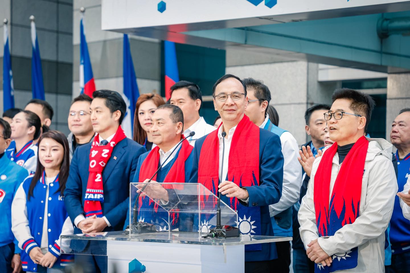 對於習近平一番話，朱立倫回應，中共領導人談話很正常，但國民黨會堅守信念、捍衛中華民國。（翻攝自臉書＠朱立倫）