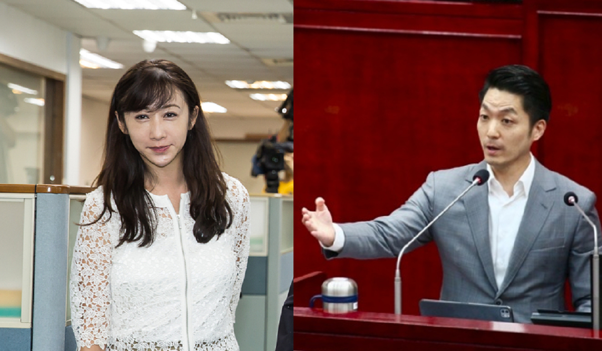 許淑華（左）質疑蔣萬安（右）支持大巨蛋舉辦演唱會一事。（本刊資料照）