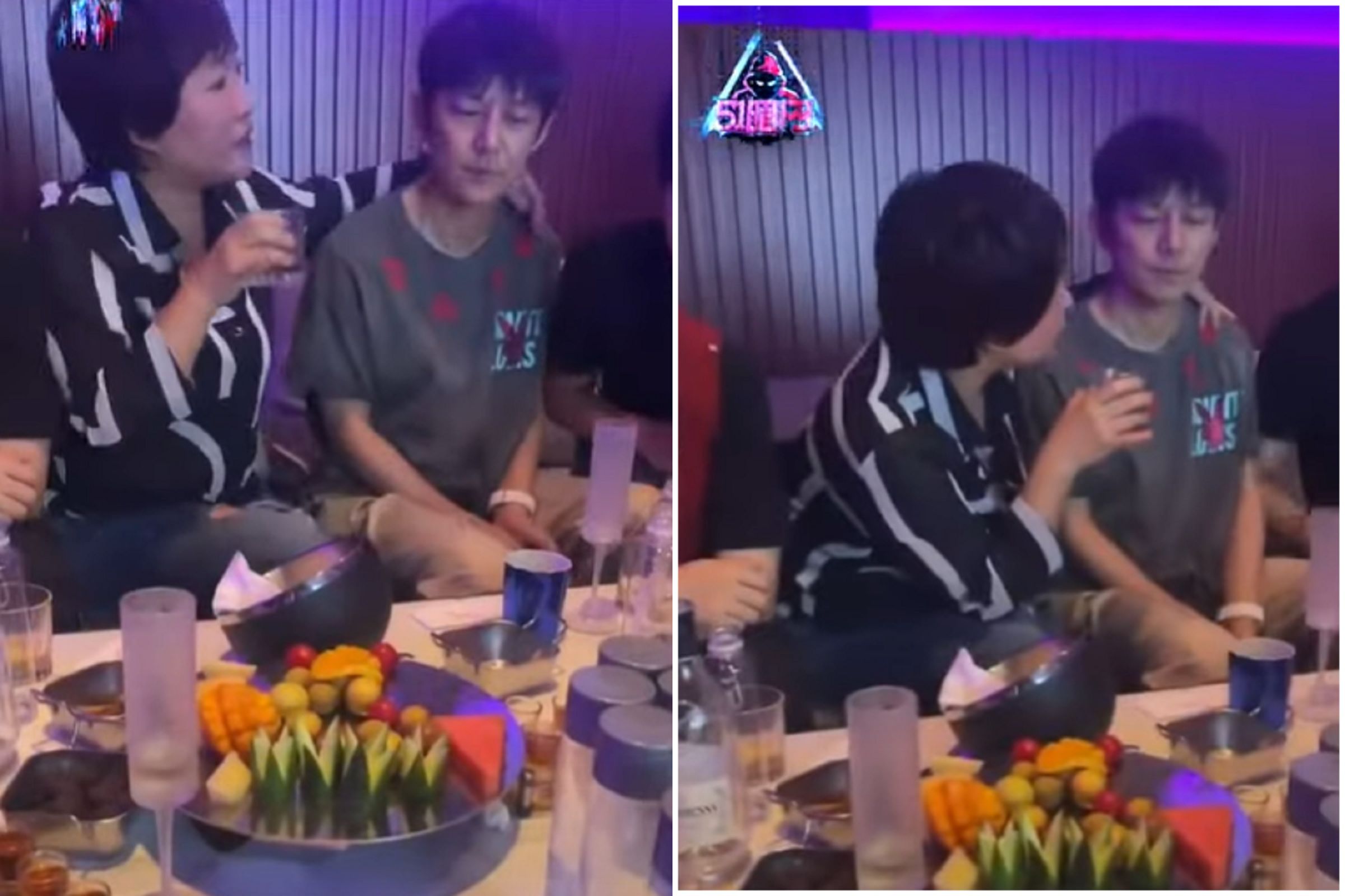 中國潛規則連知名男主持都逃不過！遭春晚女導演當成男公關，影片曝光。（翻自《黑料網》）