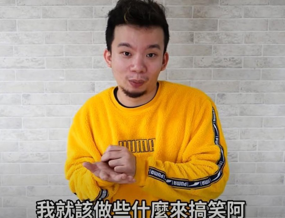 知名網紅「烏鴉」陳宥帥（原名陳柏融）。（翻攝烏鴉DoKa YOUTUBE）