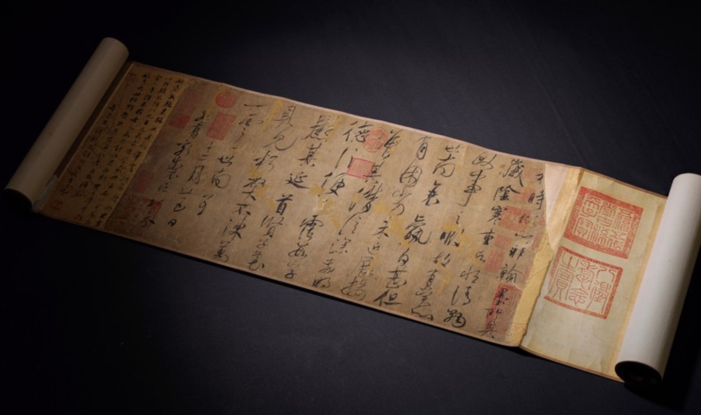 消失81年的初唐書法家虞世南《積時帖》近日重現拍場，最終以約7.3億台幣成交。（翻攝自澎湃新聞）